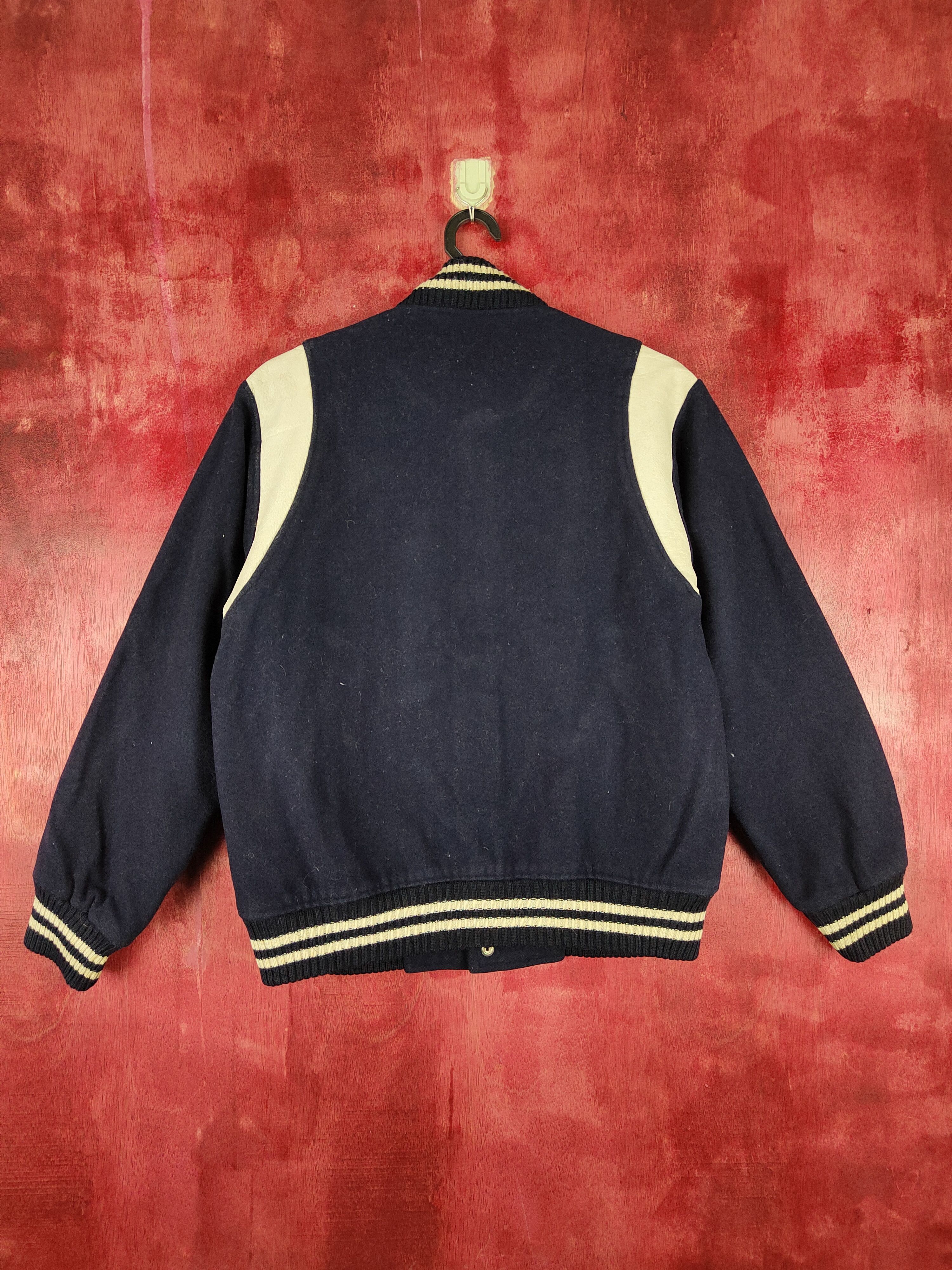 Japanese Brand Authentic Traditional Dark Blue varsity jacket #4349 Size US S / EU 44-46 / 1 - 7 Thumbnail