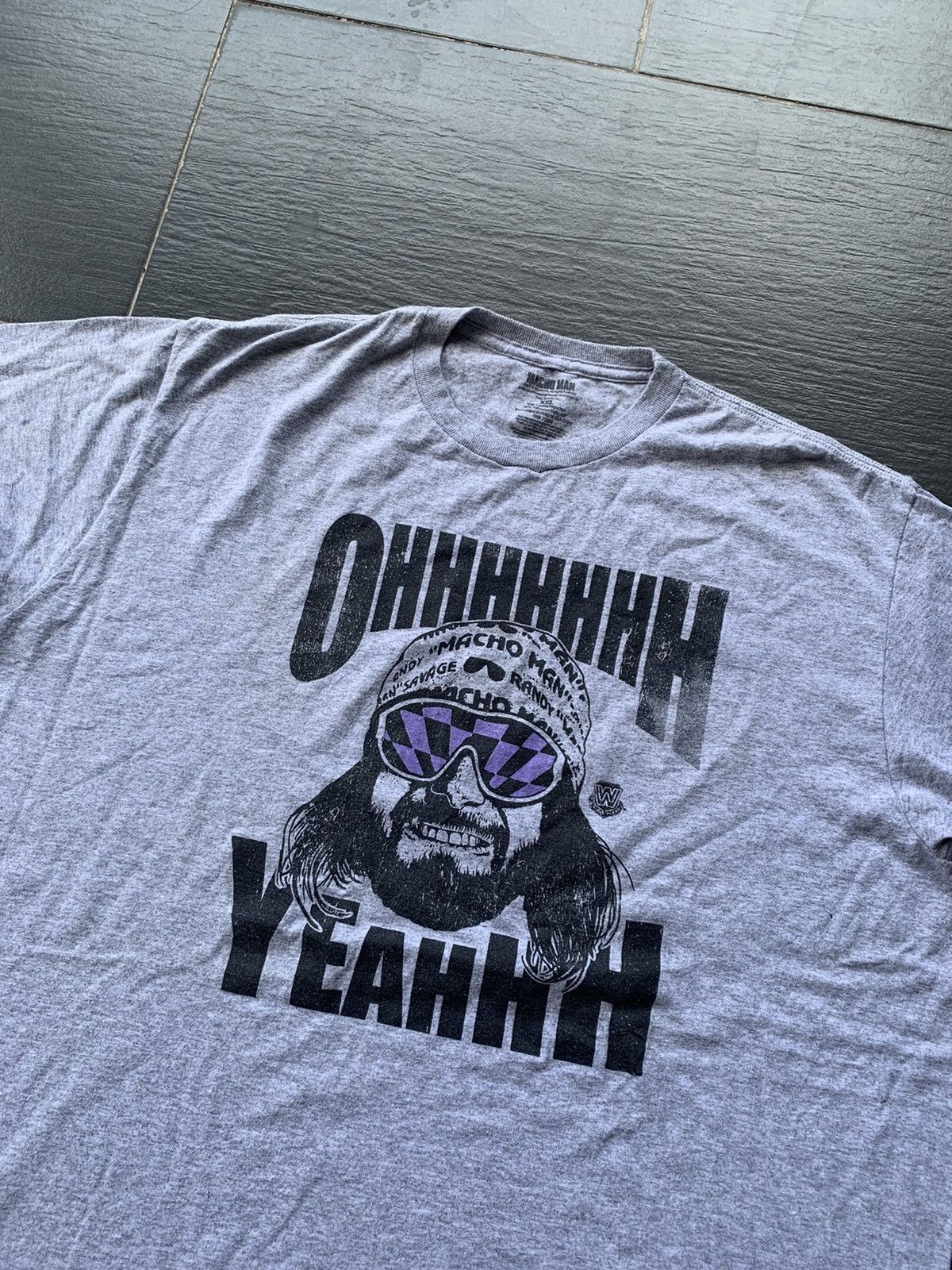 Vintage × WWE × WWF Macho Man T- Shirt Size US XXL / EU 58 / 5 - 2 Thumbnail