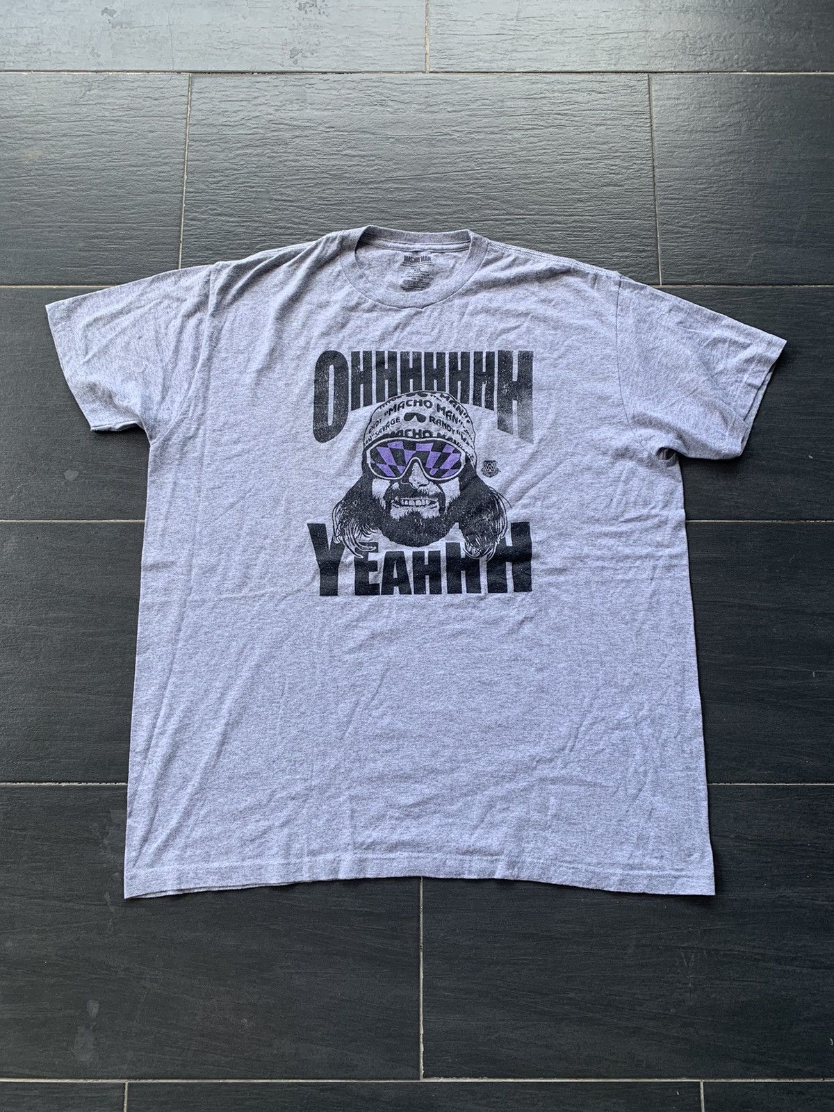 Vintage × WWE × WWF Macho Man T- Shirt Size US XXL / EU 58 / 5 - 1 Thumbnail