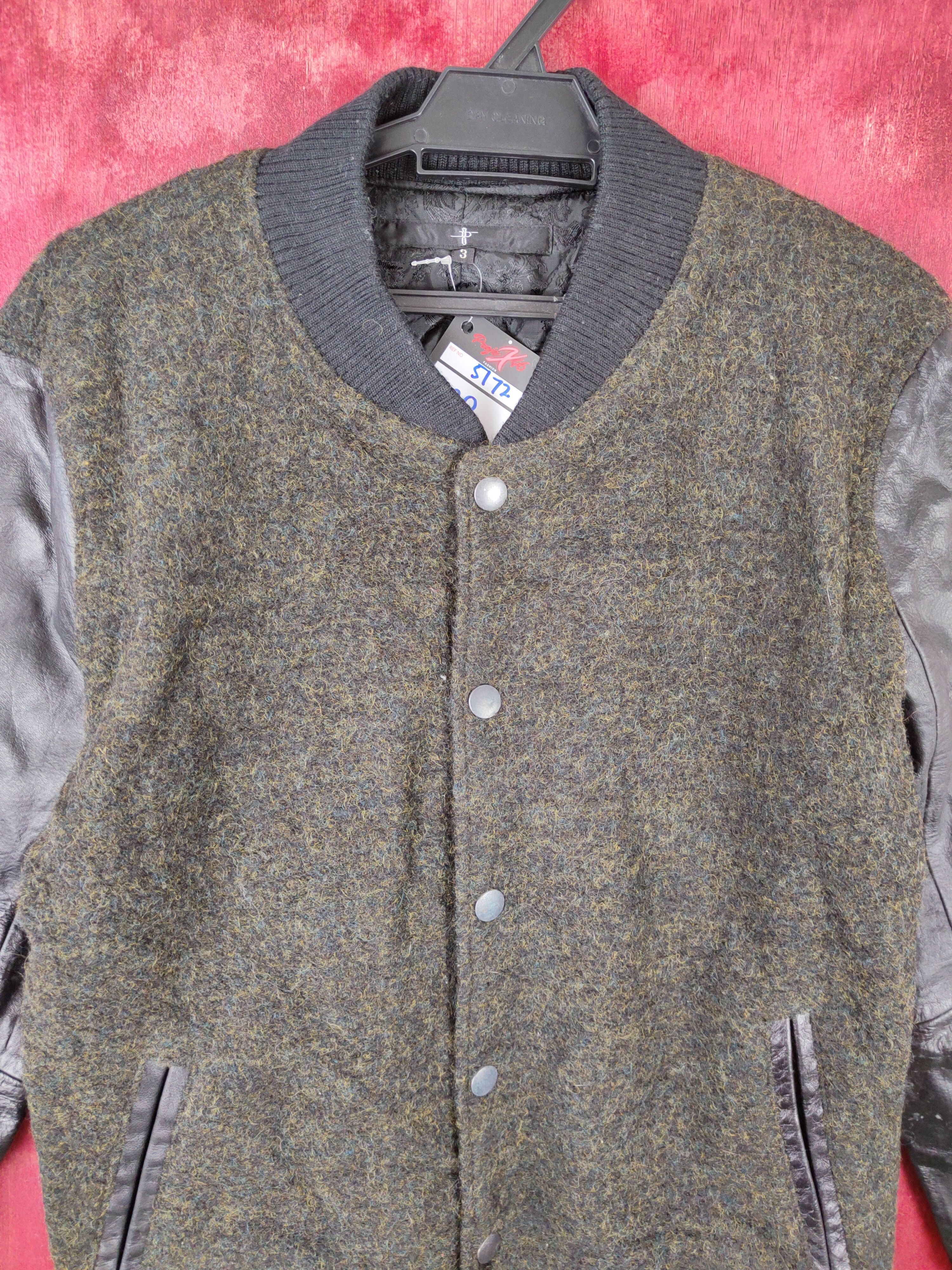 Japanese Brand Japan Varsity Black Jacket #5172 Size US M / EU 48-50 / 2 - 2 Thumbnail