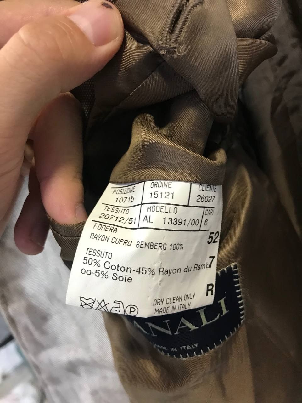 Vintage Canali vintage luxury blazer Size 52R - 5 Thumbnail