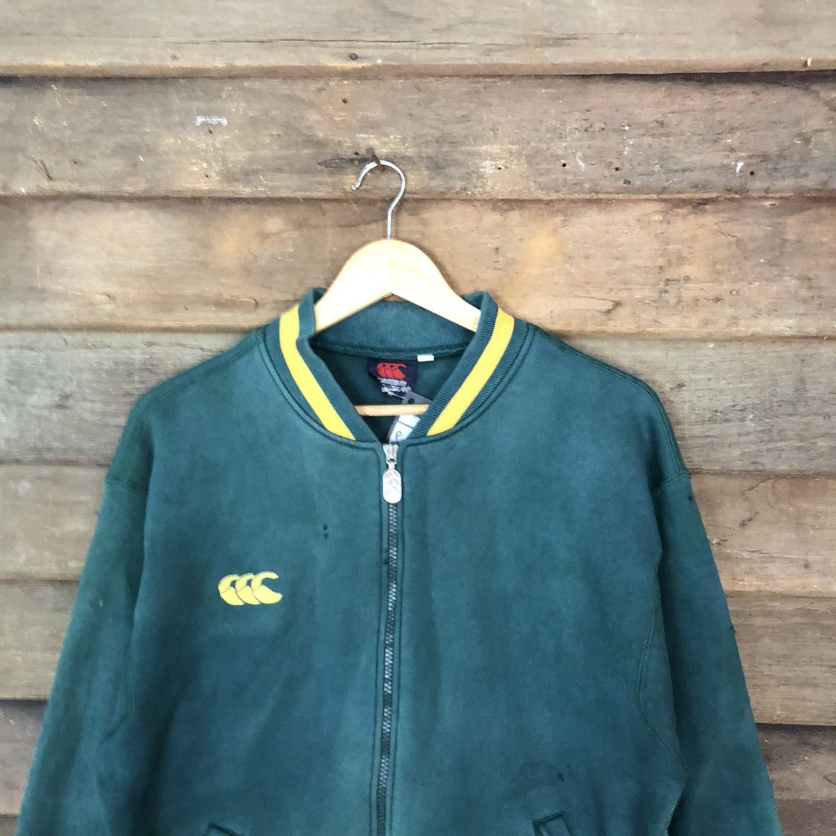 Canterbury of New Zealand Canterbury worn thrashed distressed sweater varsity #5048 Size US M / EU 48-50 / 2 - 2 Thumbnail