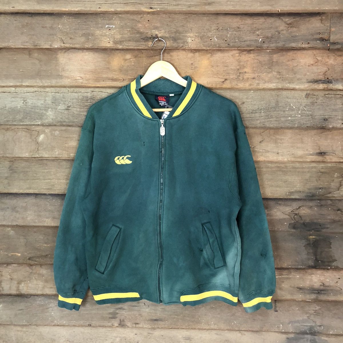 Canterbury of New Zealand Canterbury worn thrashed distressed sweater varsity #5048 Size US M / EU 48-50 / 2 - 1 Thumbnail