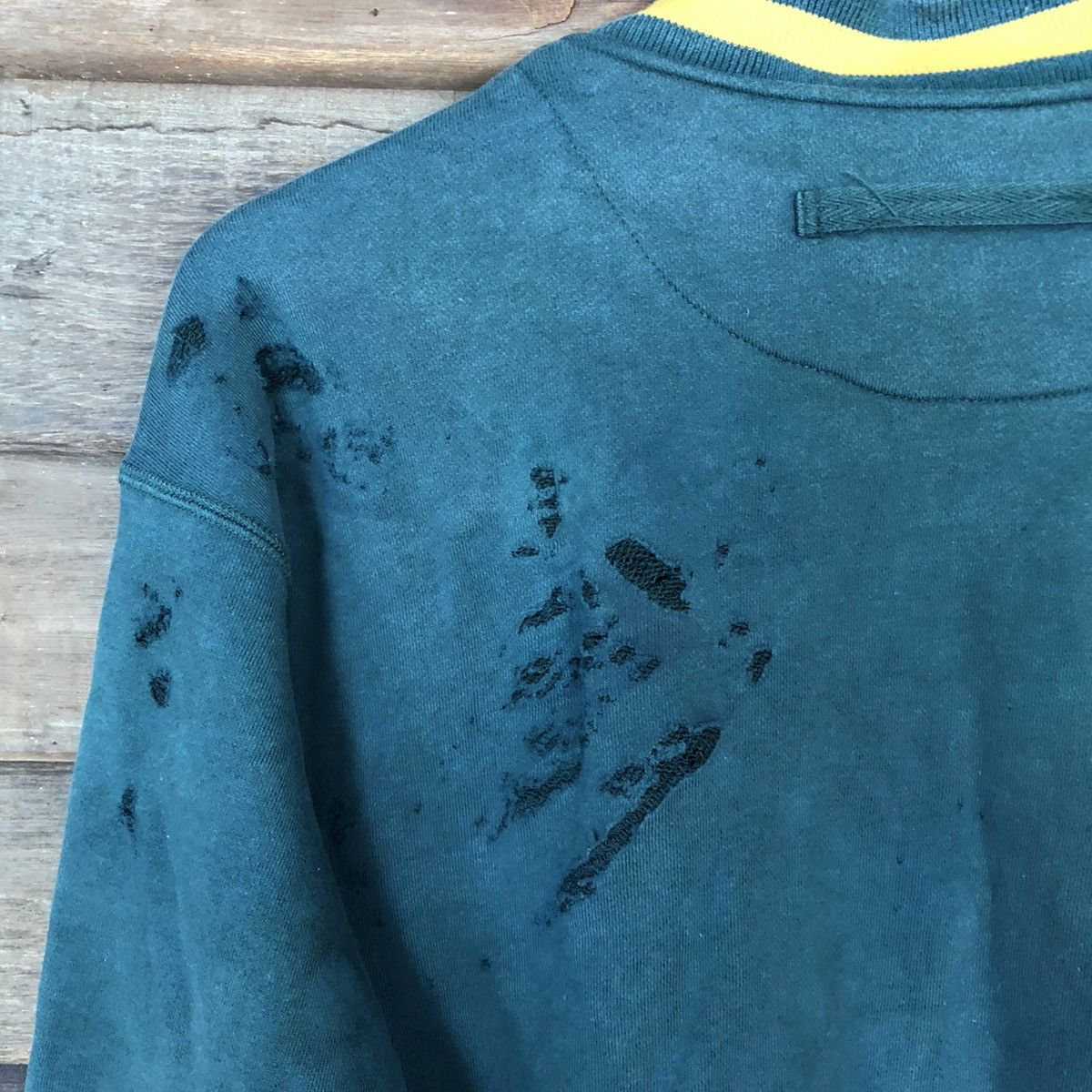 Canterbury of New Zealand Canterbury worn thrashed distressed sweater varsity #5048 Size US M / EU 48-50 / 2 - 12 Thumbnail