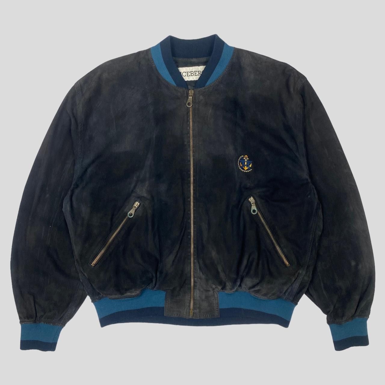 Iceberg Iceberg 1990 100% Pelle Leather Suede Bomber Jacket - L Size US L / EU 52-54 / 3 - 1 Thumbnail