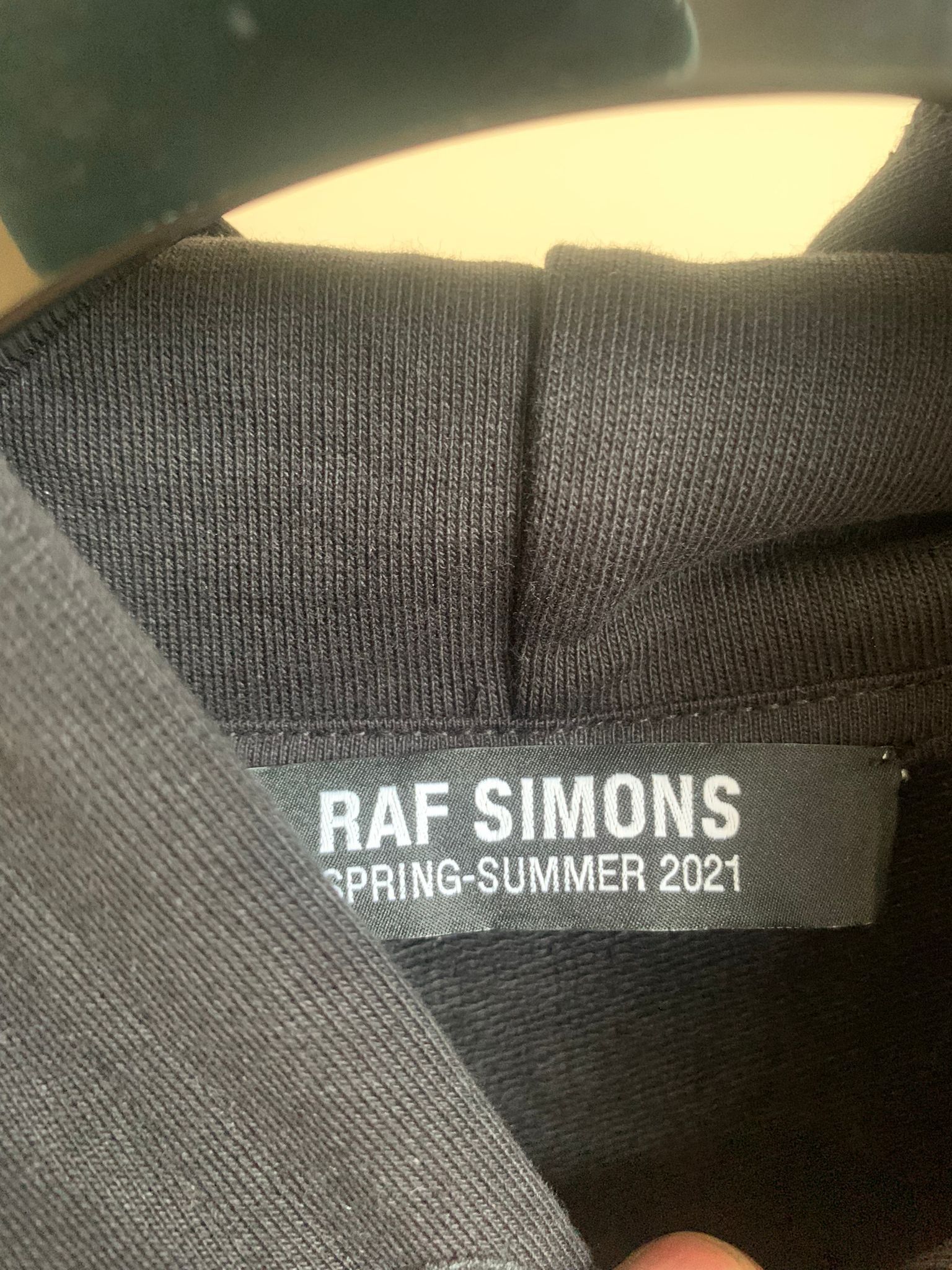 Raf Simons Youth Against Isolation Hoodie in Black Size US M / EU 48-50 / 2 - 7 Thumbnail