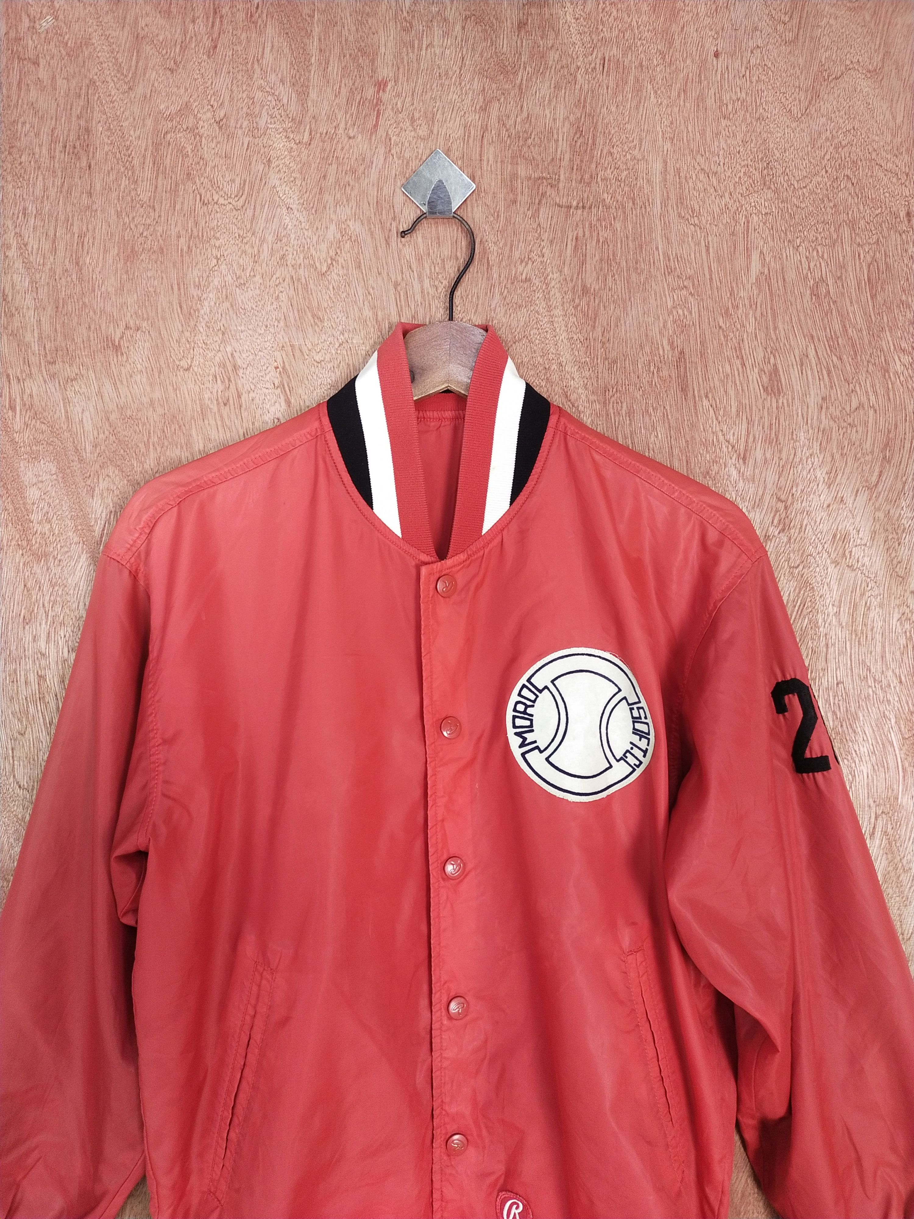 Japanese Brand × Vintage Moro Soft-C red sweater varsity japan #S037 Size US M / EU 48-50 / 2 - 2 Thumbnail