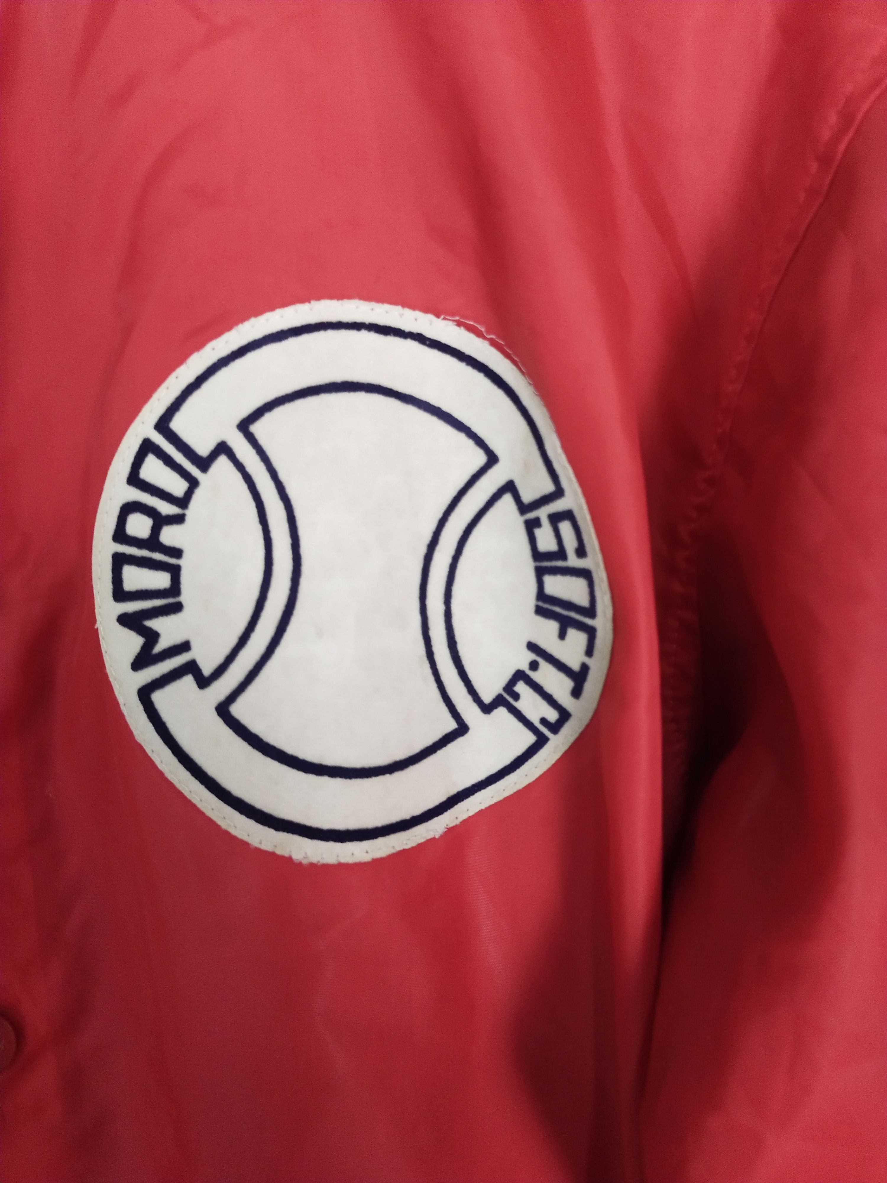 Japanese Brand × Vintage Moro Soft-C red sweater varsity japan #S037 Size US M / EU 48-50 / 2 - 3 Thumbnail