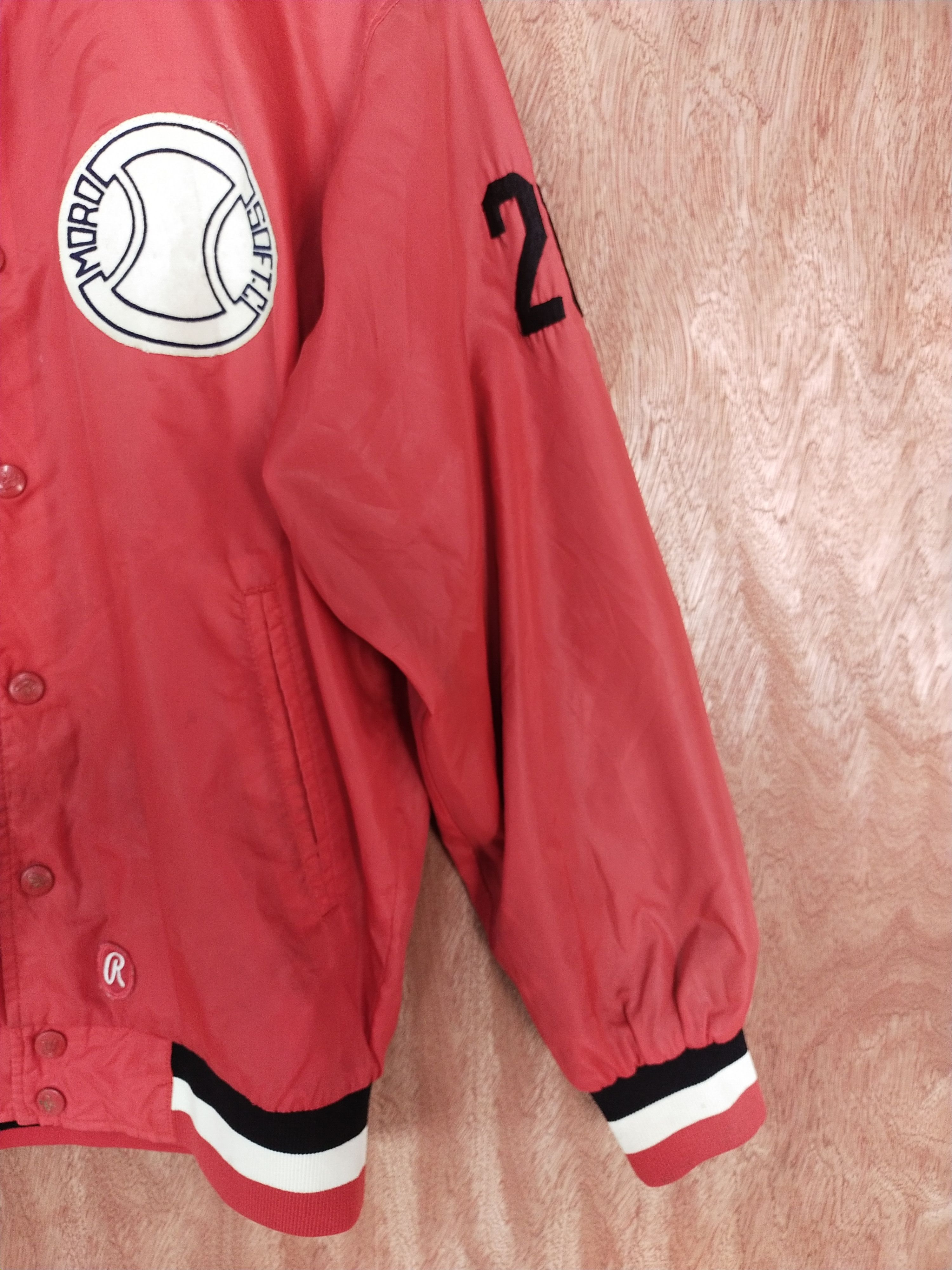 Japanese Brand × Vintage Moro Soft-C red sweater varsity japan #S037 Size US M / EU 48-50 / 2 - 6 Thumbnail