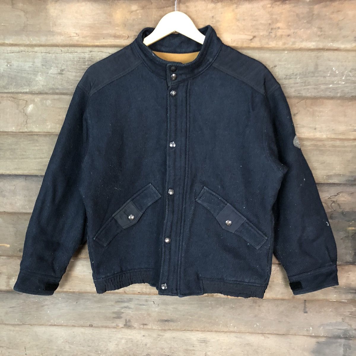 Japanese Brand Tenson Black Japan vintage Varsity Jacket #4715 Size US M / EU 48-50 / 2 - 3 Thumbnail