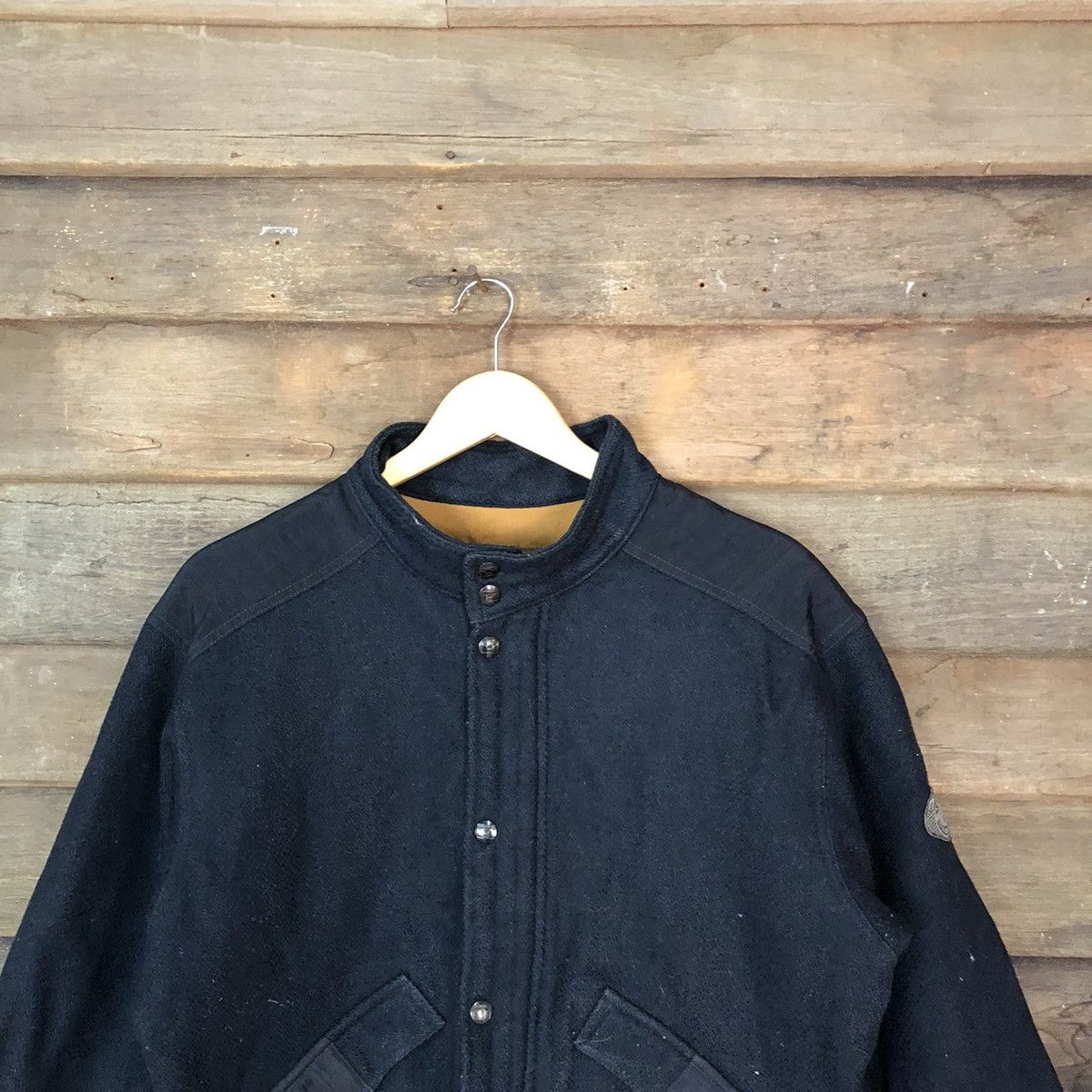 Japanese Brand Tenson Black Japan vintage Varsity Jacket #4715 Size US M / EU 48-50 / 2 - 2 Thumbnail