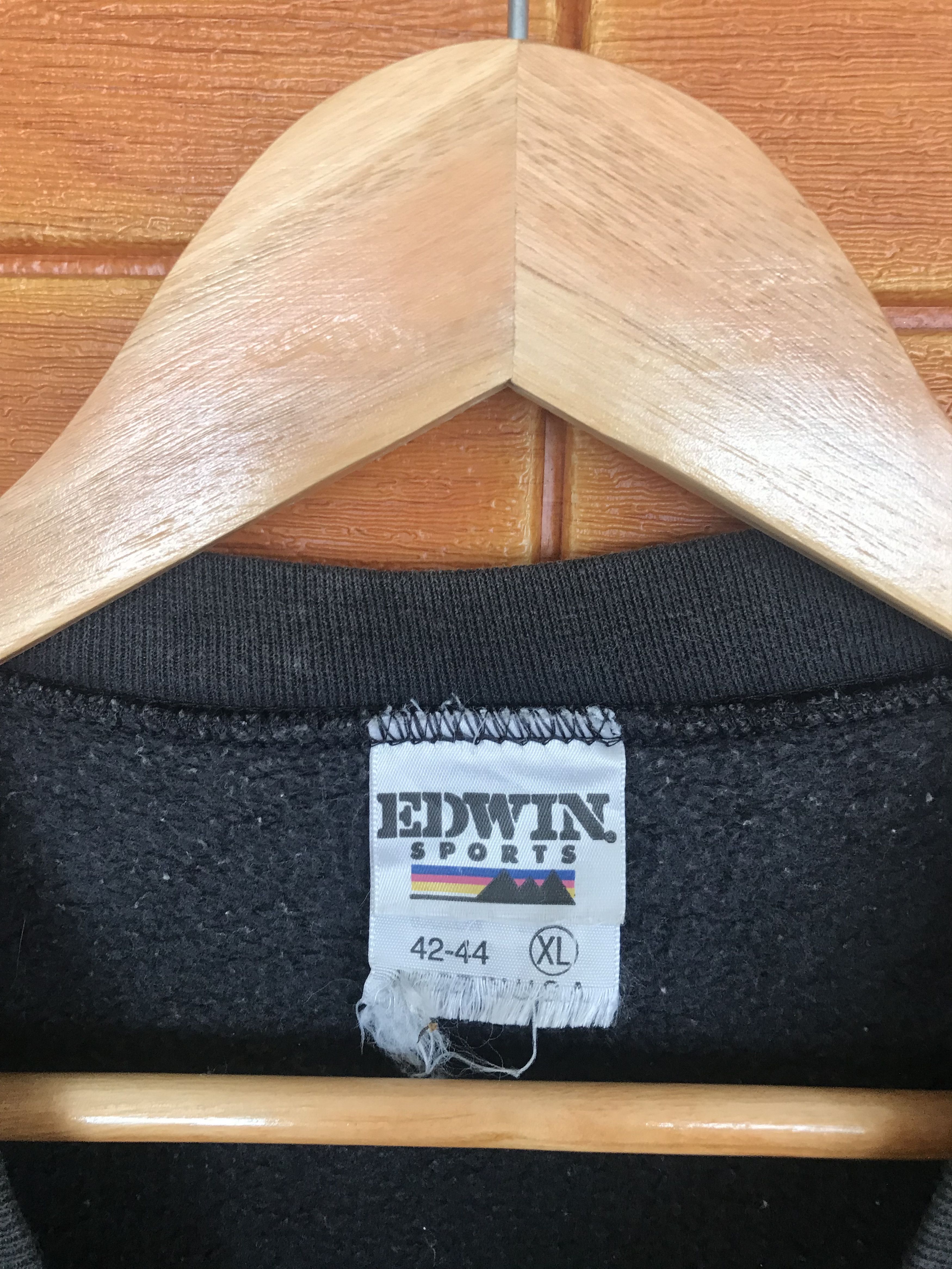 Edwin 90s EDWIN Satan Eagles Delivery Quick Home Sweatshirt Size US XL / EU 56 / 4 - 4 Thumbnail