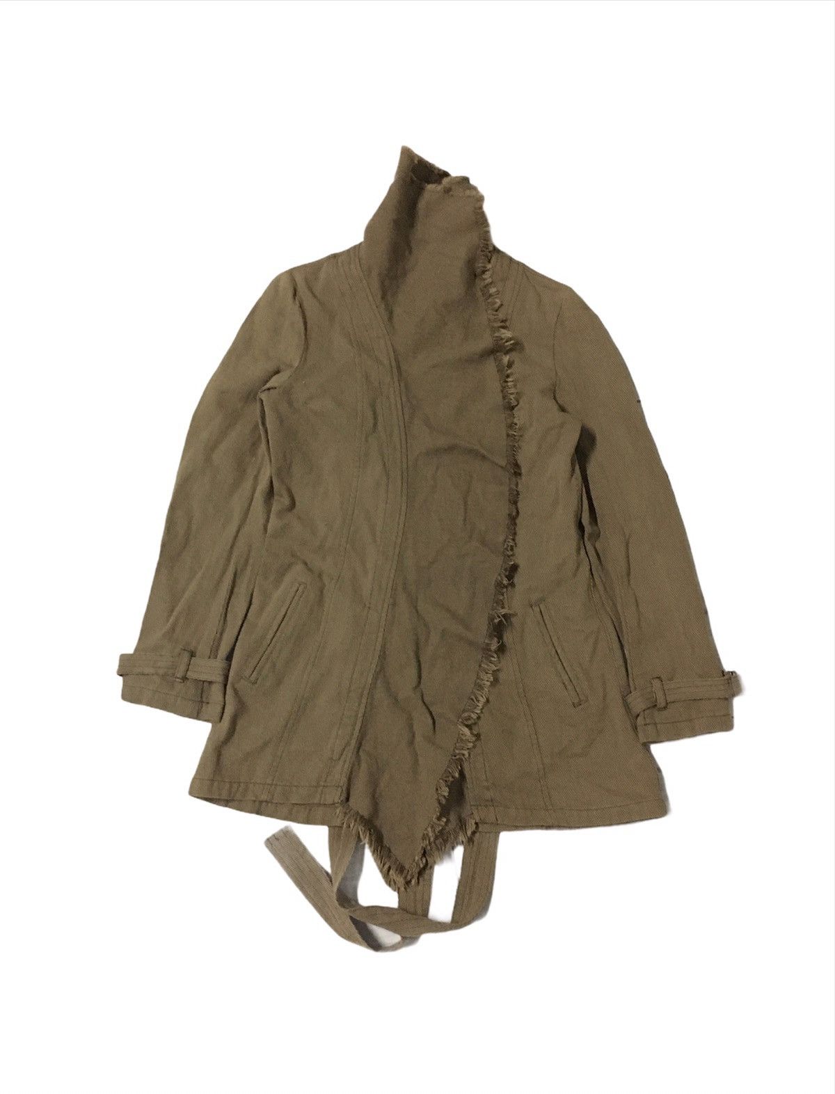 Japanese Brand 🔥Fee De Vent Rare Jakcet No button No Zipper Size S / US 4 / IT 40 - 1 Thumbnail