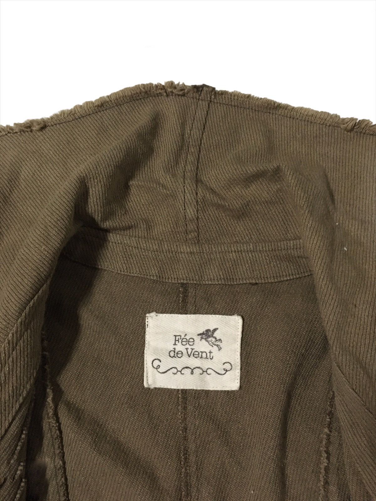 Japanese Brand 🔥Fee De Vent Rare Jakcet No button No Zipper Size S / US 4 / IT 40 - 6 Thumbnail