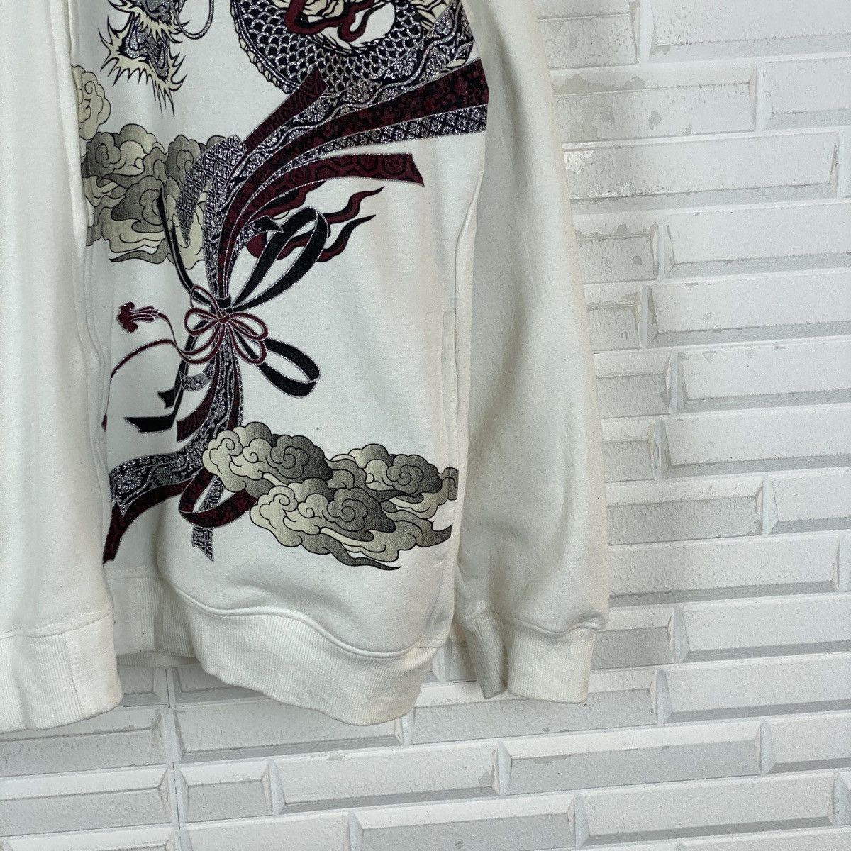 Japanese Brand Japanese Ryujin Sukajan Dragon Zipper Sweater Size US XL / EU 56 / 4 - 6 Thumbnail