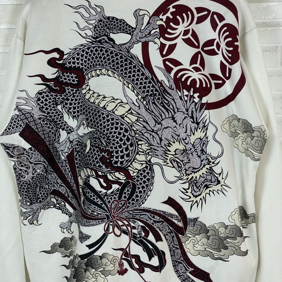 Japanese Brand Japanese Ryujin Sukajan Dragon Zipper Sweater Size US XL / EU 56 / 4 - 16 Thumbnail