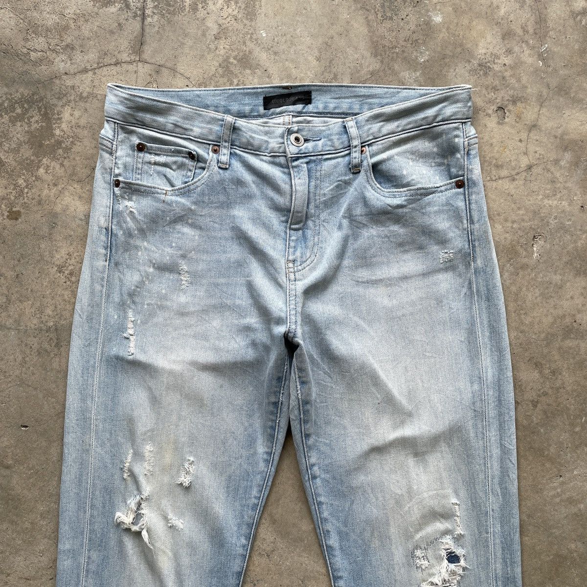 Japanese Brand Vintage Japanese Jeans W32 Japanese Denim Distressed Pants Size US 32 / EU 48 - 2 Thumbnail