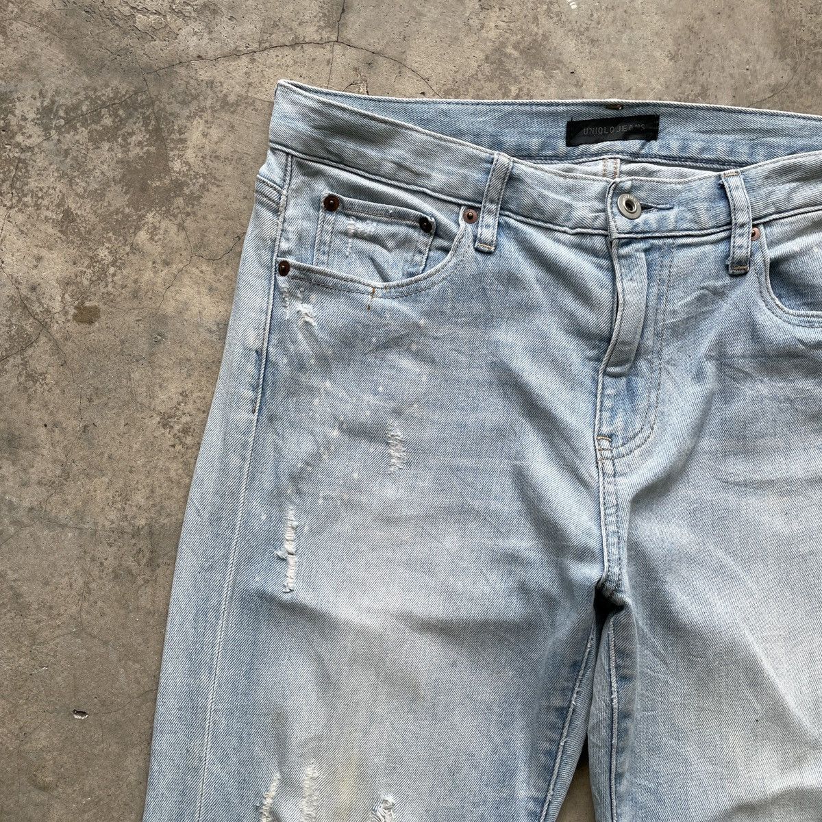 Japanese Brand Vintage Japanese Jeans W32 Japanese Denim Distressed Pants Size US 32 / EU 48 - 3 Thumbnail