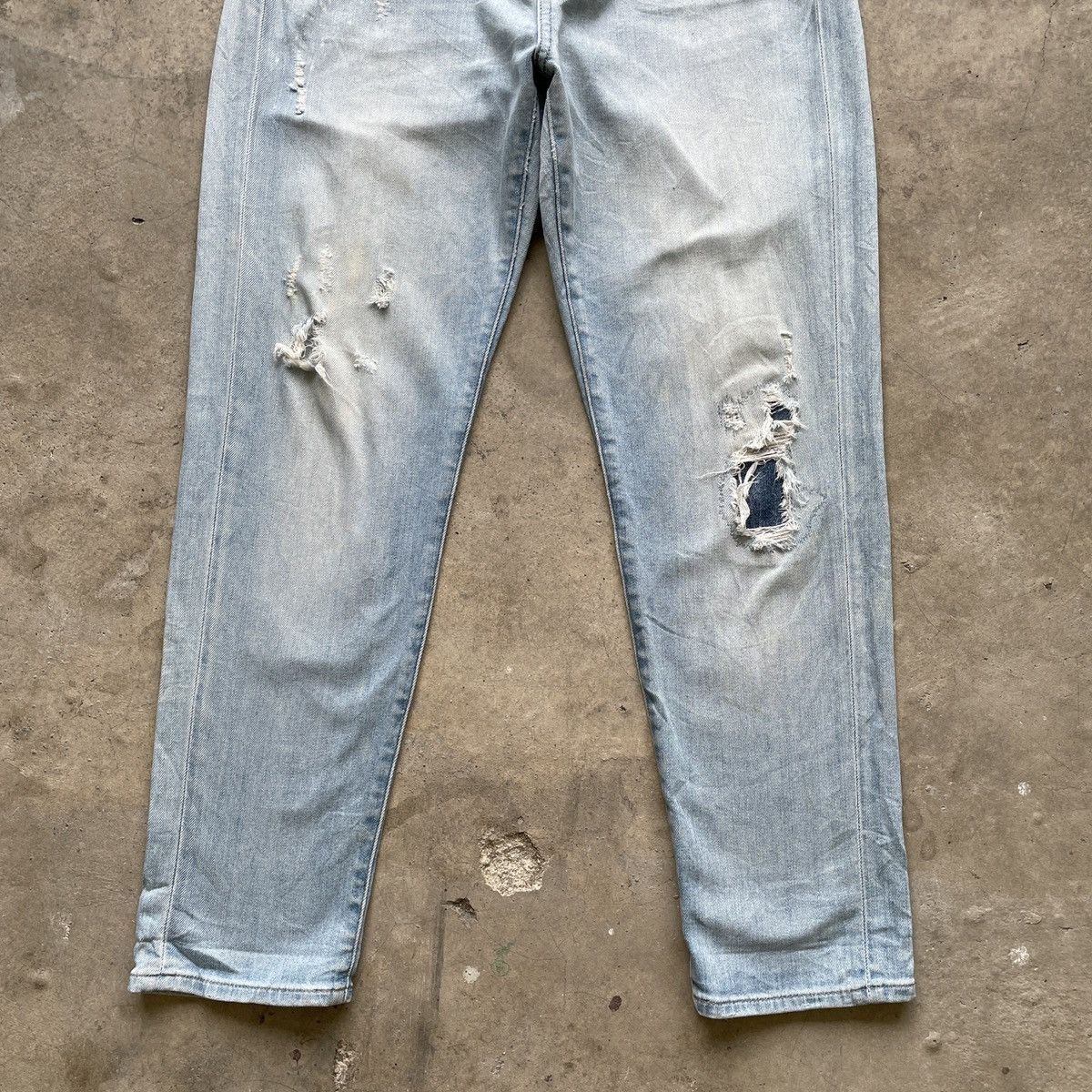 Japanese Brand Vintage Japanese Jeans W32 Japanese Denim Distressed Pants Size US 32 / EU 48 - 5 Thumbnail