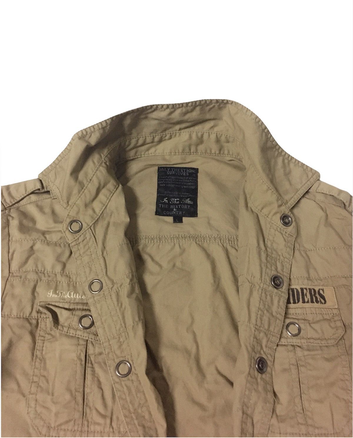 In The Attic 🔥In The Attic Button Flap Military Styles Jacket Size US S / EU 44-46 / 1 - 5 Thumbnail