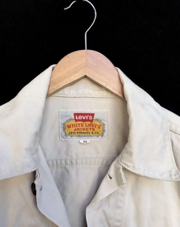 Levi's × Levi's Vintage Clothing 🔥Nice Levi's Denim White Jacket Size US XS / EU 42 / 0 - 4 Thumbnail