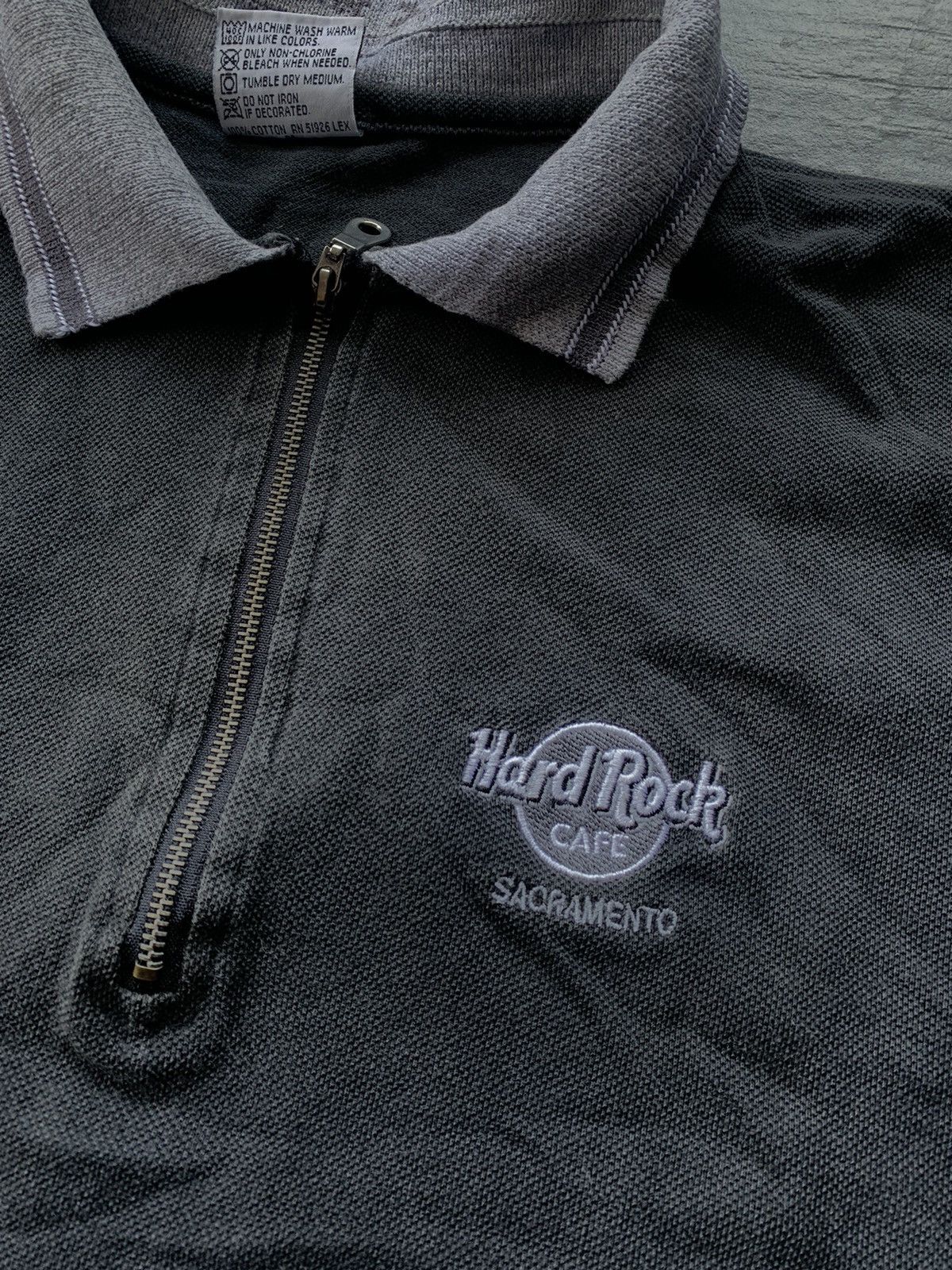 Hard Rock Cafe Vintage Hard Rock Cafe Polo T- Shirt Size US M / EU 48-50 / 2 - 3 Thumbnail