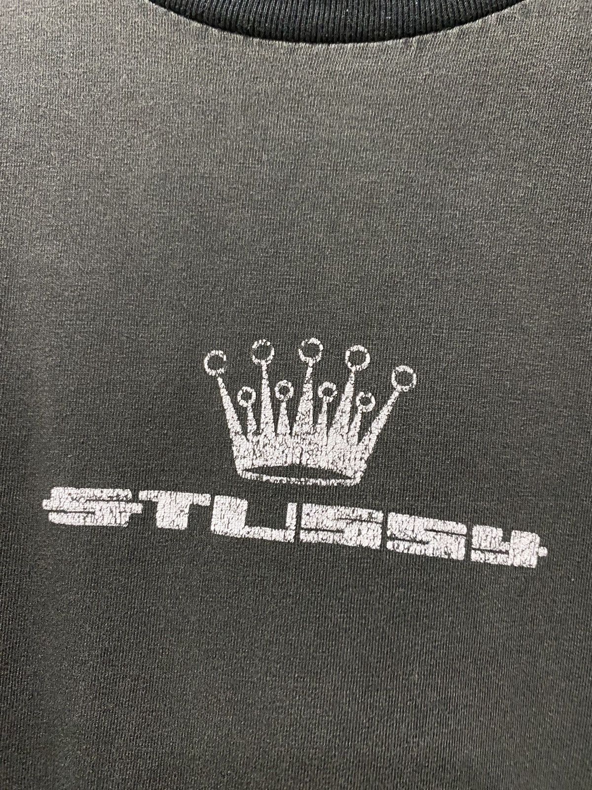 Stussy × Vintage Vintage 80’s Stussy King Centre Logo Shirt Size US L / EU 52-54 / 3 - 3 Thumbnail