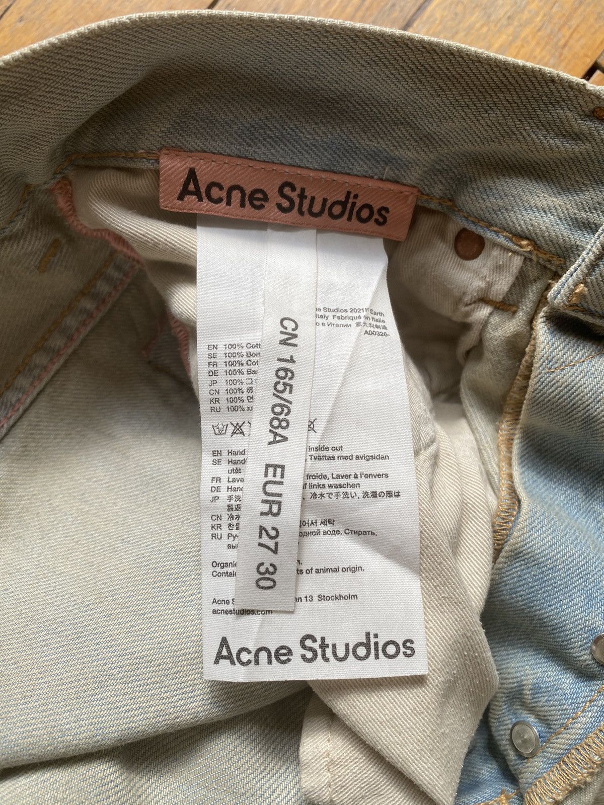 Acne Studios 2021 Loose Fit Jeans Size US 29 - 3 Thumbnail