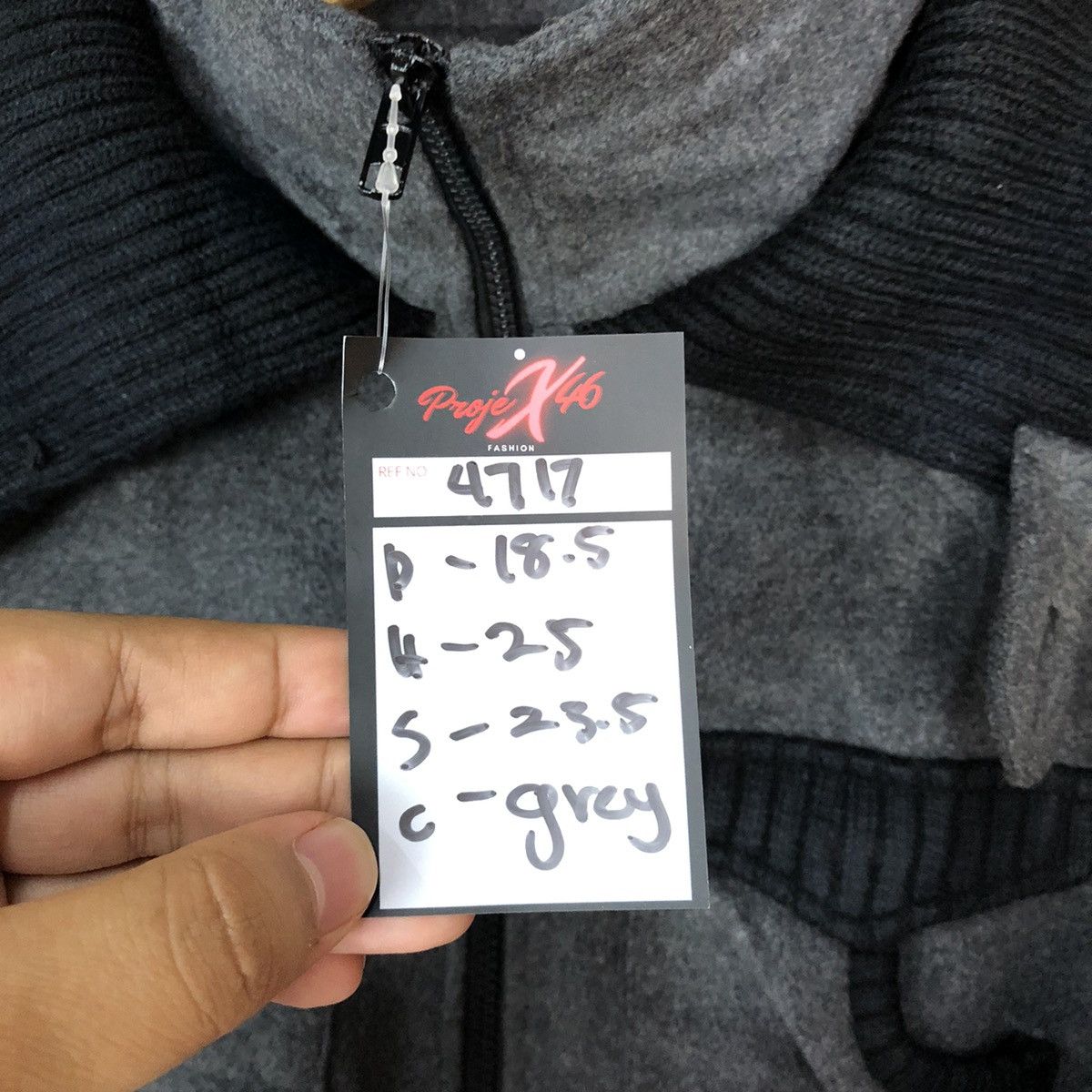 Japanese Brand Cryx Japan Grey multipocket sweater Jacket #4717 Size S / US 4 / IT 40 - 6 Thumbnail