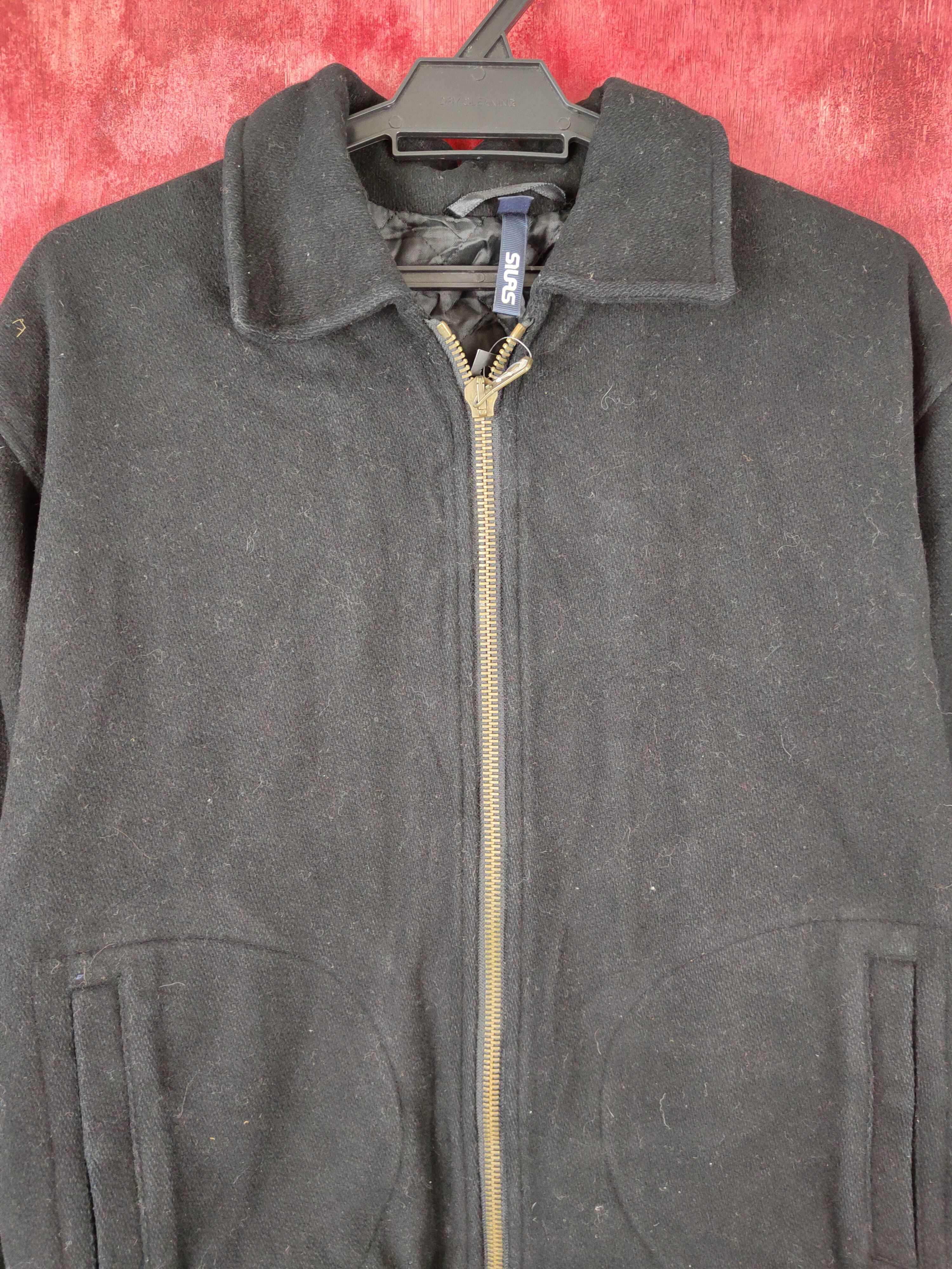 Silas Silas Black Sweater varsity jacket #5200 Size US M / EU 48-50 / 2 - 2 Thumbnail