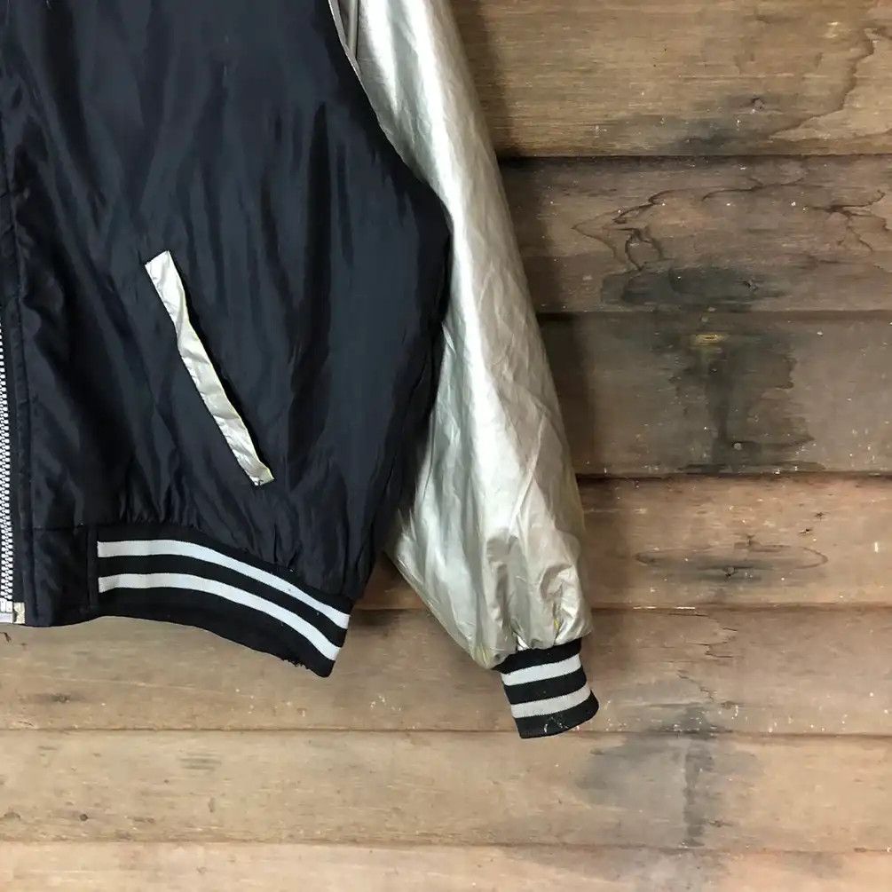 Japanese Brand × Vintage BM International vintage Black varsity Bombers Jacket #7116 Size US L / EU 52-54 / 3 - 6 Thumbnail