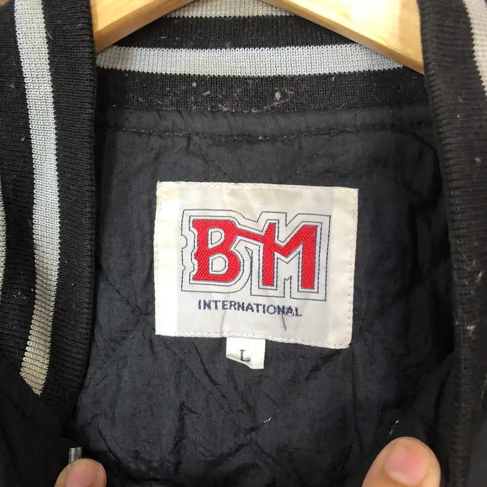 Japanese Brand × Vintage BM International vintage Black varsity Bombers Jacket #7116 Size US L / EU 52-54 / 3 - 3 Thumbnail