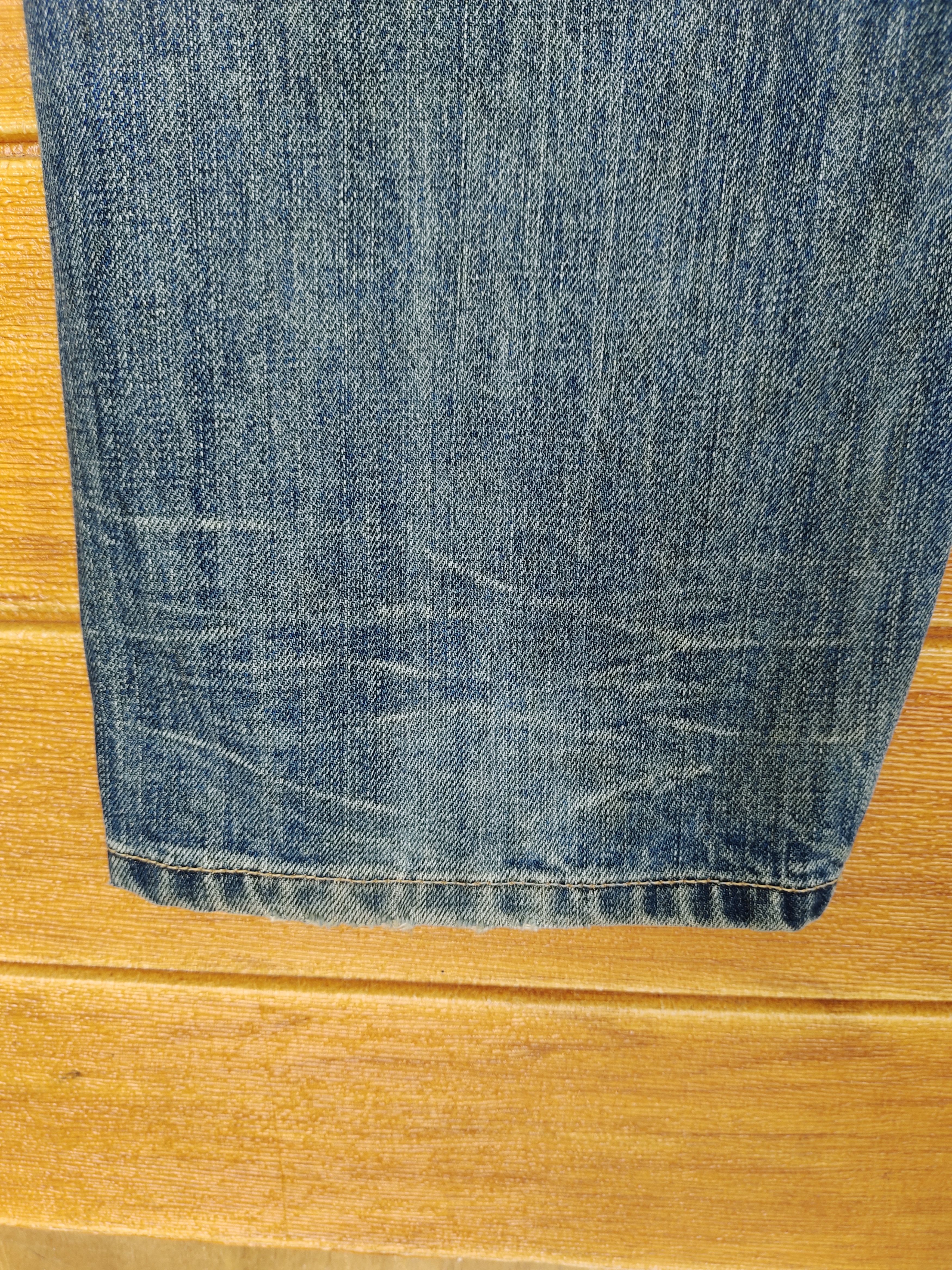 Kapital Japanese Brand KAMAKAZY Clawmark Distress Loose Denim Jeans Size US 32 / EU 48 - 20 Thumbnail