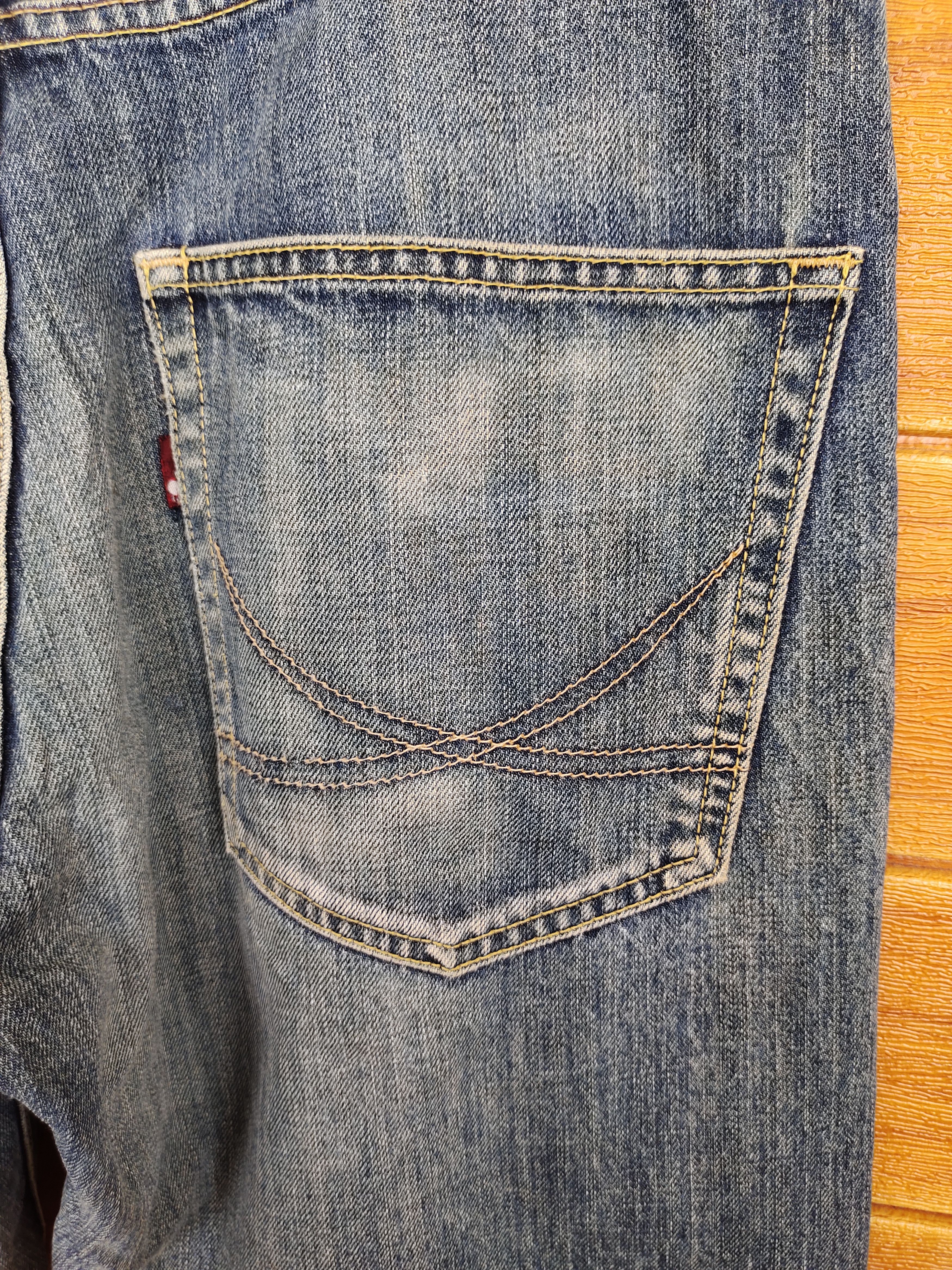 Kapital Japanese Brand KAMAKAZY Clawmark Distress Loose Denim Jeans Size US 32 / EU 48 - 17 Thumbnail