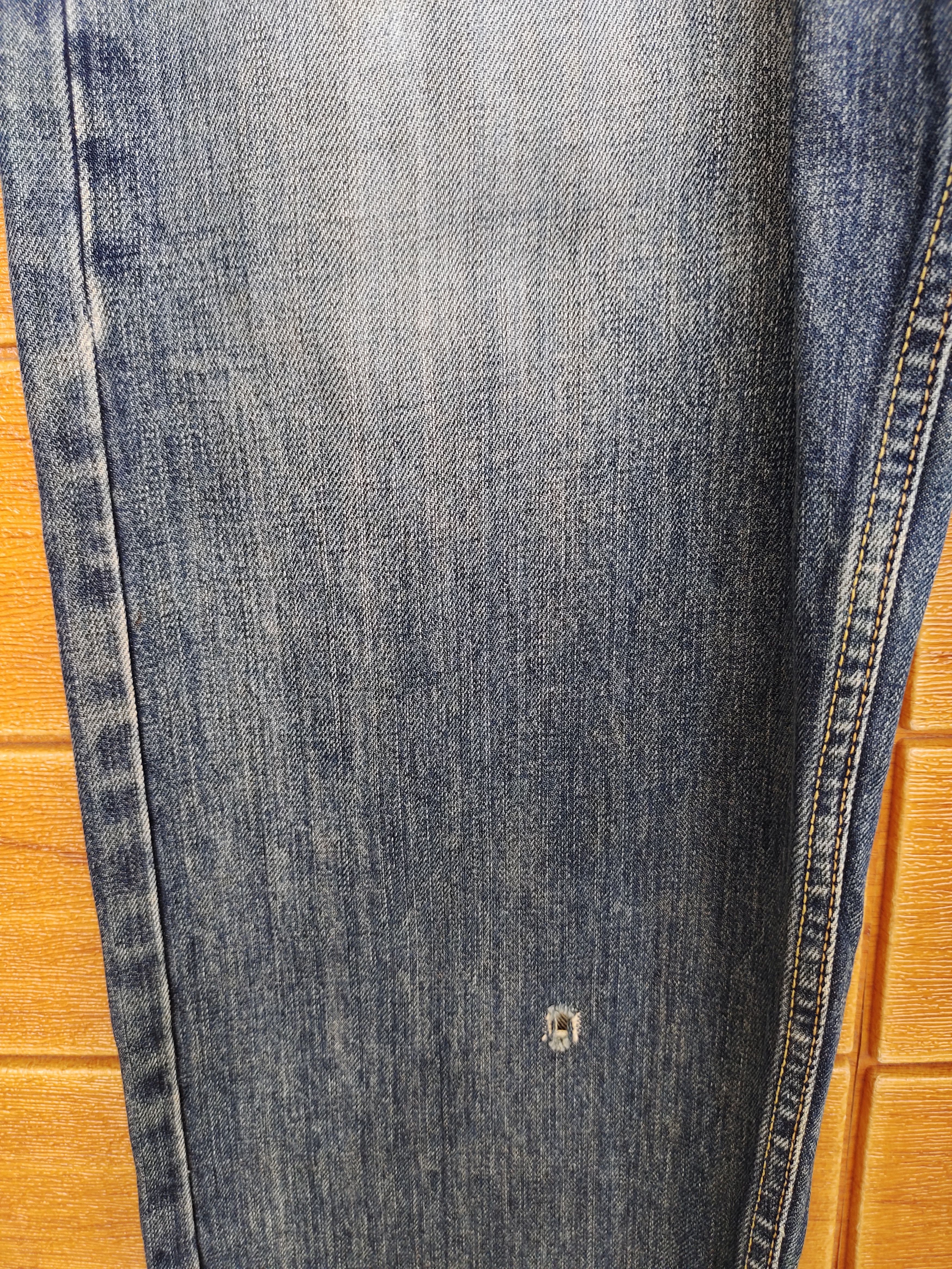 Kapital Japanese Brand KAMAKAZY Clawmark Distress Loose Denim Jeans Size US 32 / EU 48 - 11 Thumbnail
