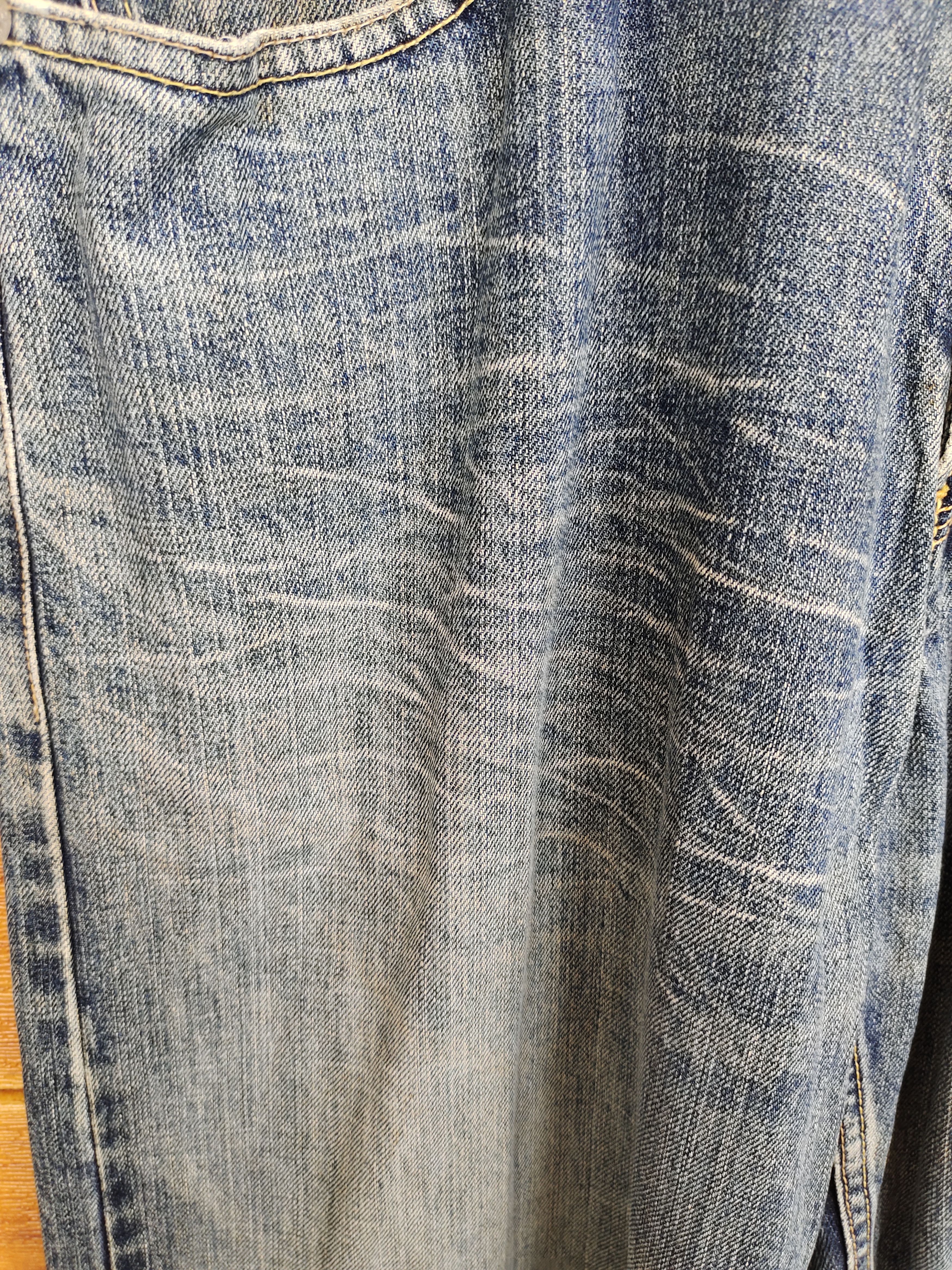 Kapital Japanese Brand KAMAKAZY Clawmark Distress Loose Denim Jeans Size US 32 / EU 48 - 7 Thumbnail