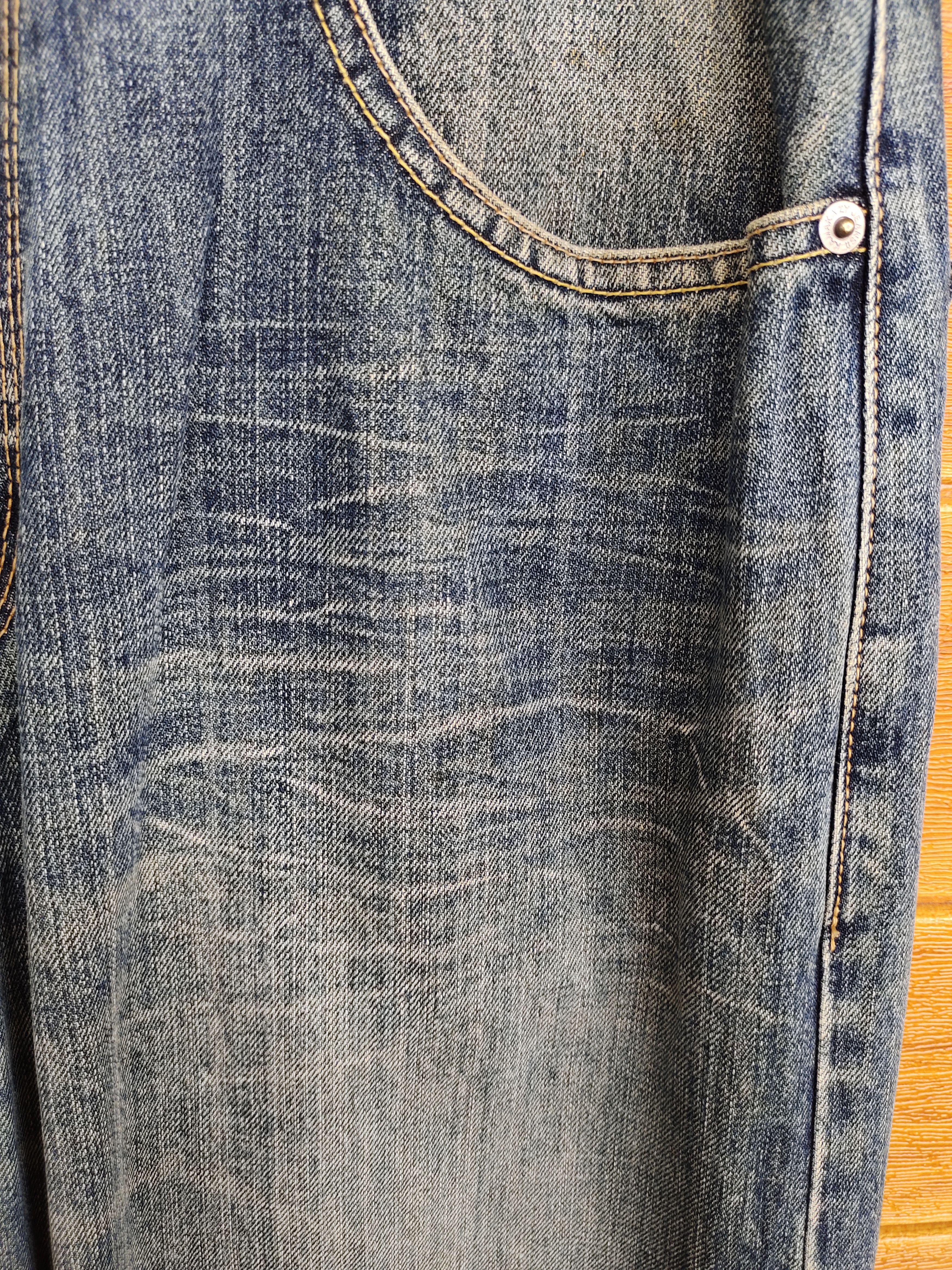 Kapital Japanese Brand KAMAKAZY Clawmark Distress Loose Denim Jeans Size US 32 / EU 48 - 5 Thumbnail