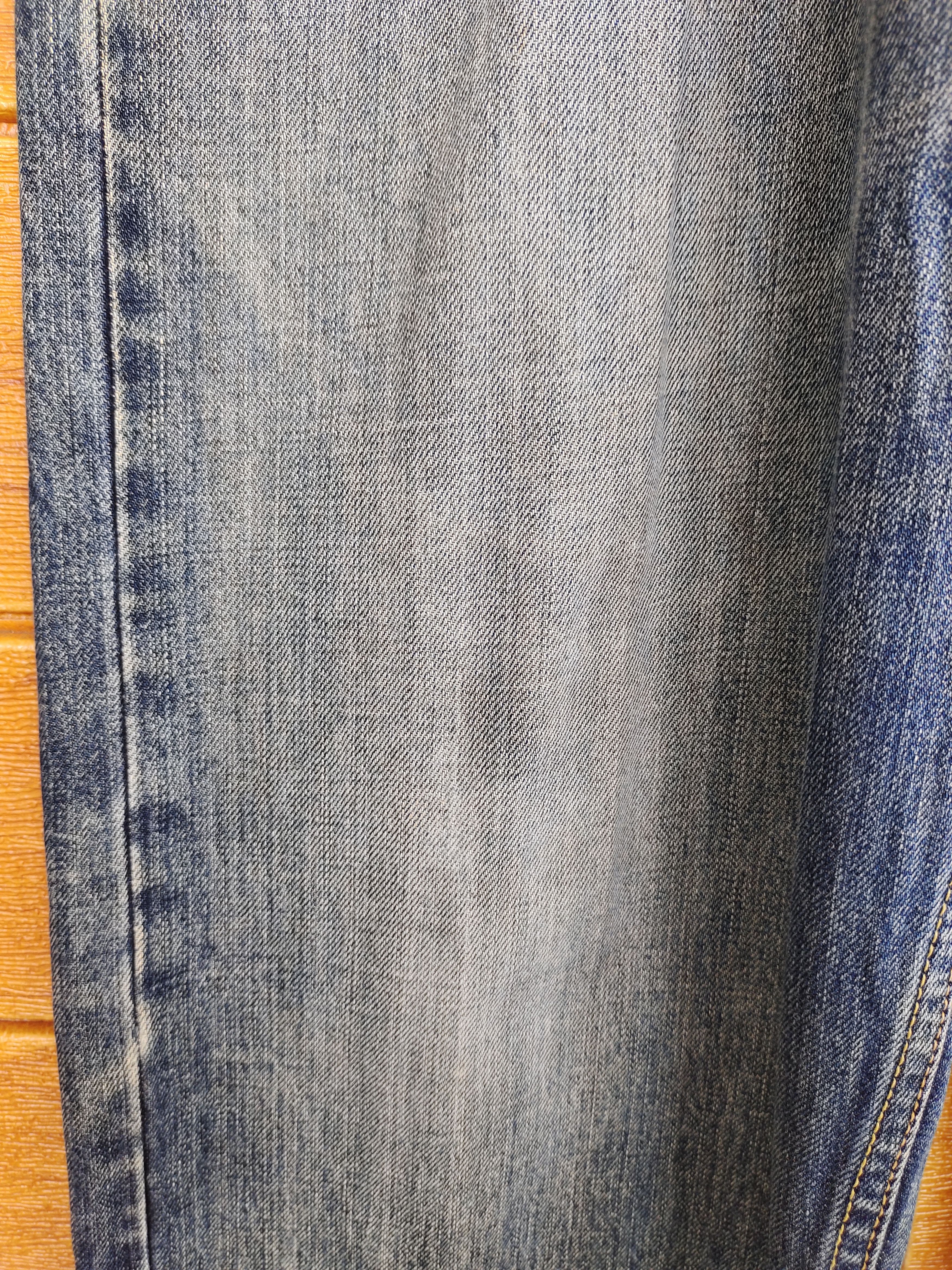 Kapital Japanese Brand KAMAKAZY Clawmark Distress Loose Denim Jeans Size US 32 / EU 48 - 9 Thumbnail