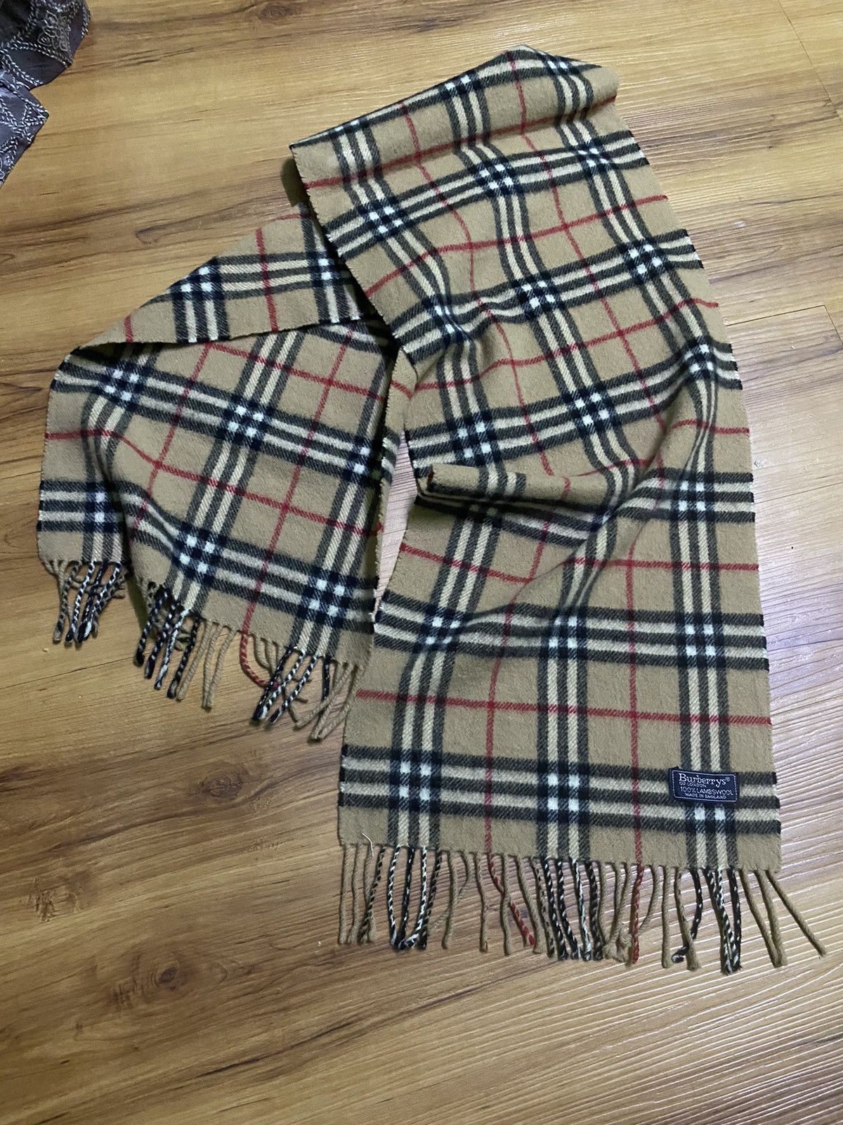 Burberry Vintage Burberry Nova Check Scarf "England" Size ONE SIZE - 1 Thumbnail
