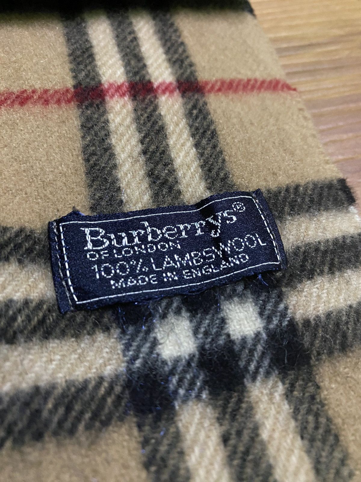 Burberry Vintage Burberry Nova Check Scarf "England" Size ONE SIZE - 3 Thumbnail