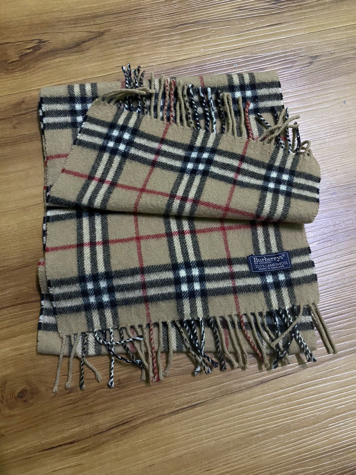Burberry Vintage Burberry Nova Check Scarf "England" Size ONE SIZE - 2 Thumbnail
