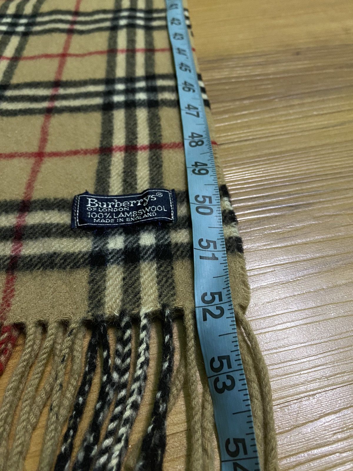 Burberry Vintage Burberry Nova Check Scarf "England" Size ONE SIZE - 5 Thumbnail