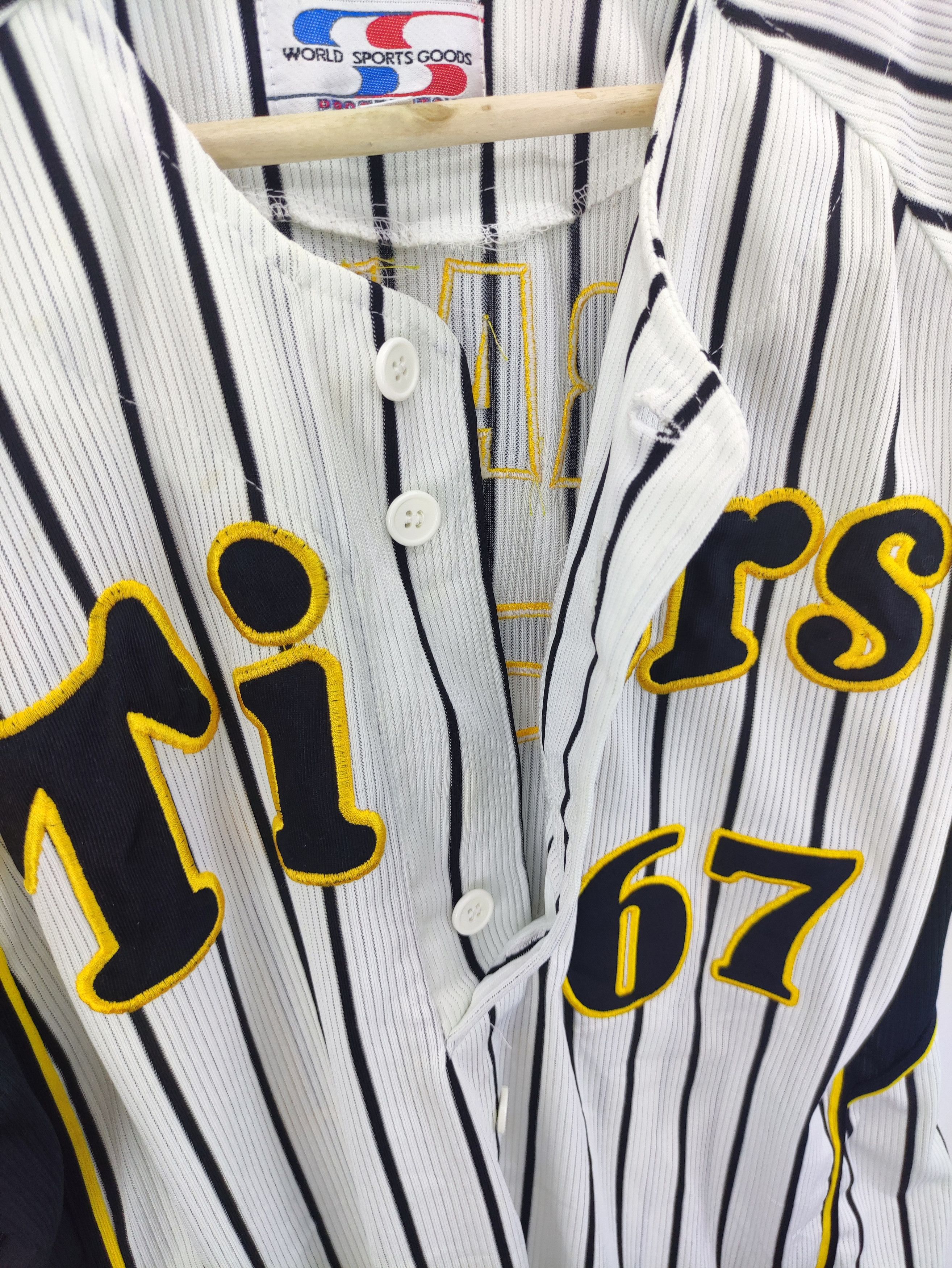 Jerzees Vintage MLB Jersey Tiger Brazell 67 Polo Size US M / EU 48-50 / 2 - 4 Thumbnail