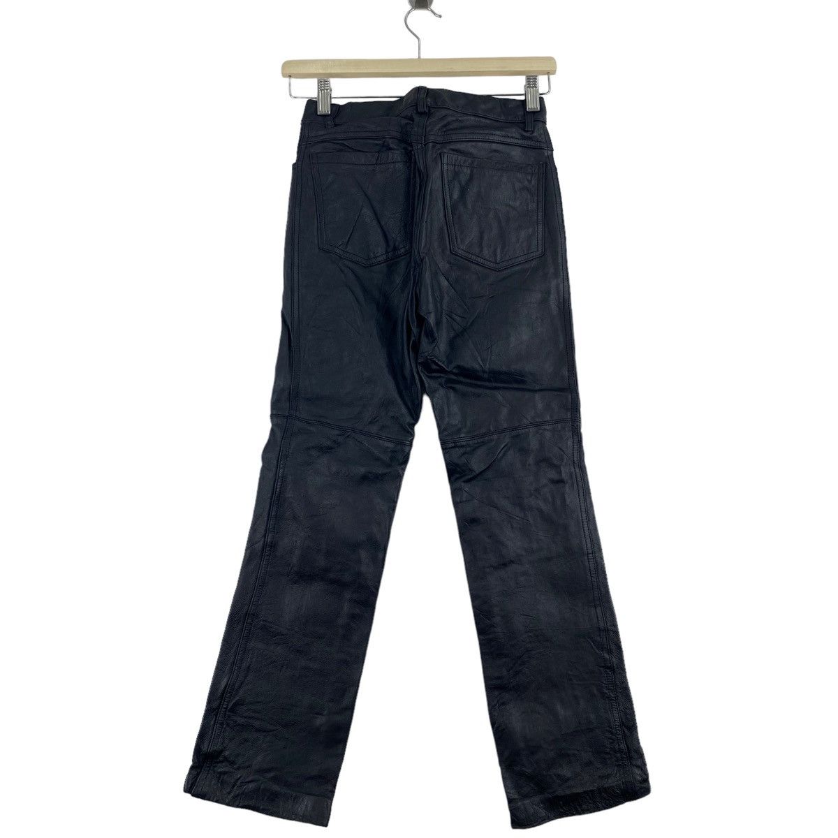 agnes b. Vintage Agnes B. Homme Paris Dark Black Trouser Pant 