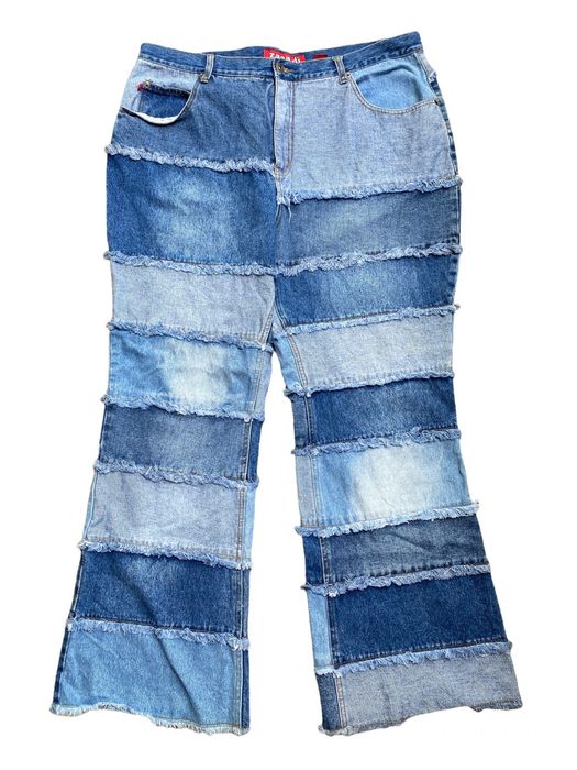 Distressed Denim Zana di jeans hagi patchwork bootcut | Grailed