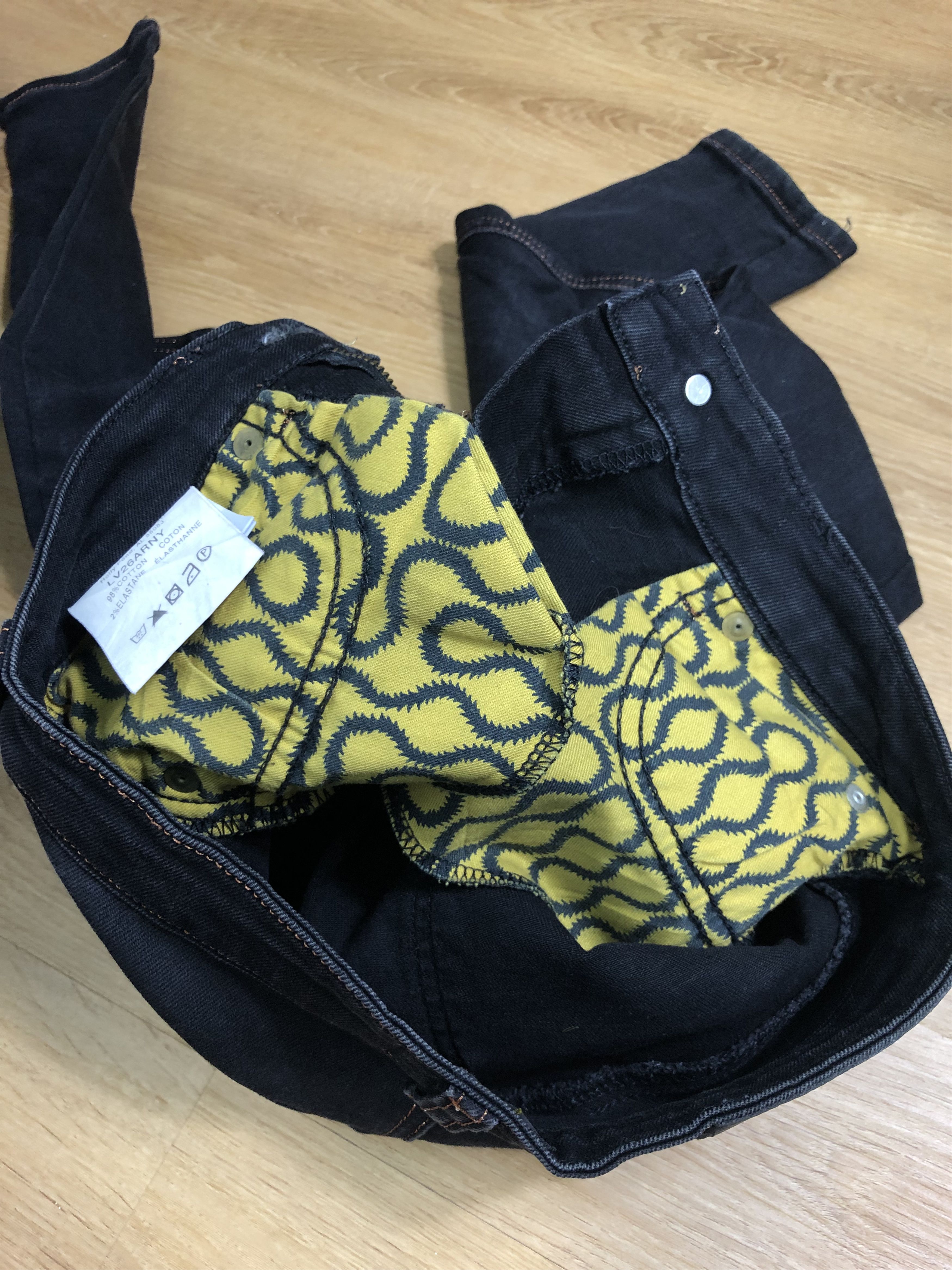 Lee × Vivienne Westwood VIVIENNE WESTWOOD X LEE BLACK SKINNY JEANS EMBROIDERY Size 24" / US 00 / IT 34 - 11 Thumbnail