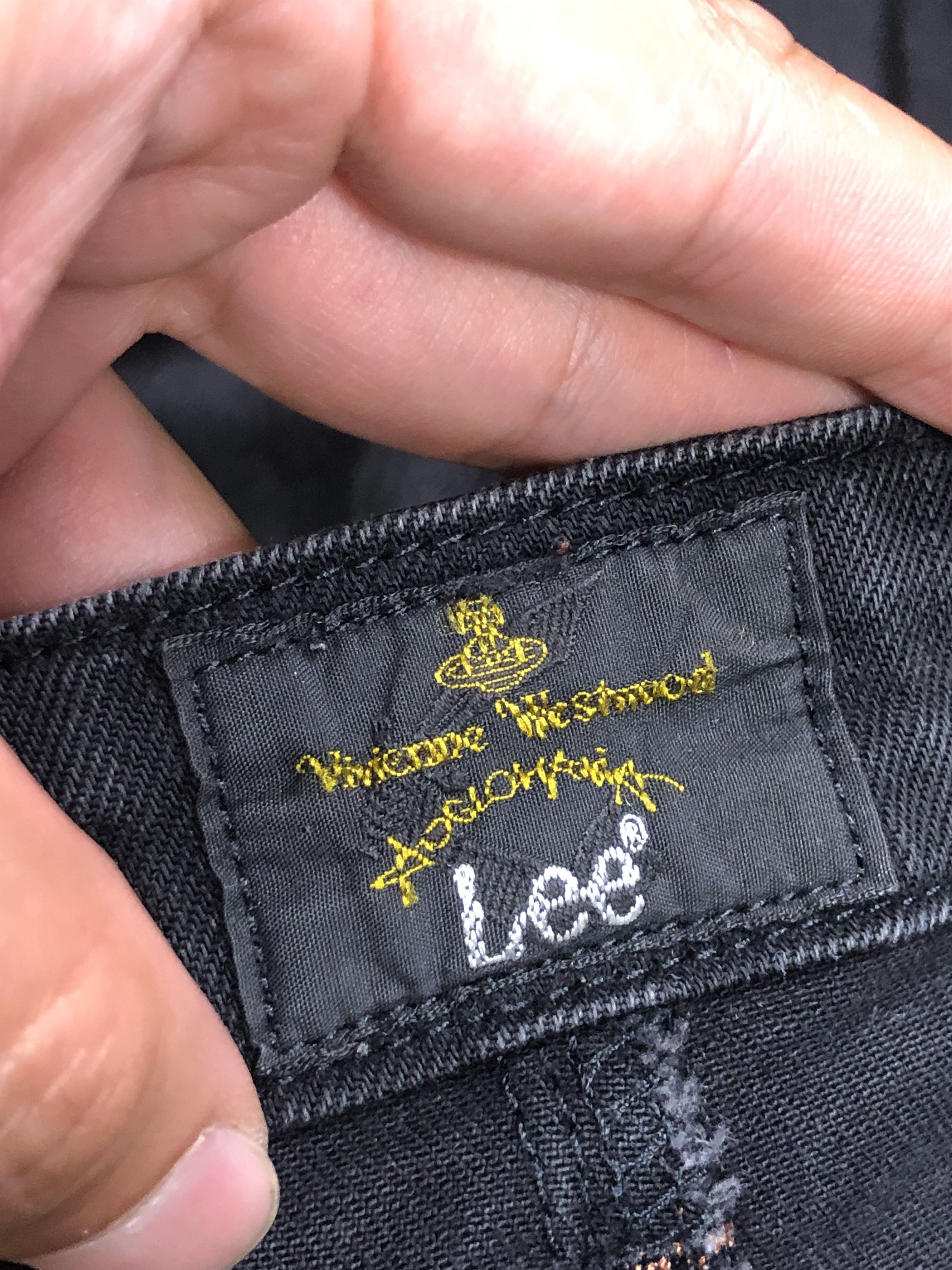 Lee × Vivienne Westwood VIVIENNE WESTWOOD X LEE BLACK SKINNY JEANS EMBROIDERY Size 24" / US 00 / IT 34 - 19 Thumbnail