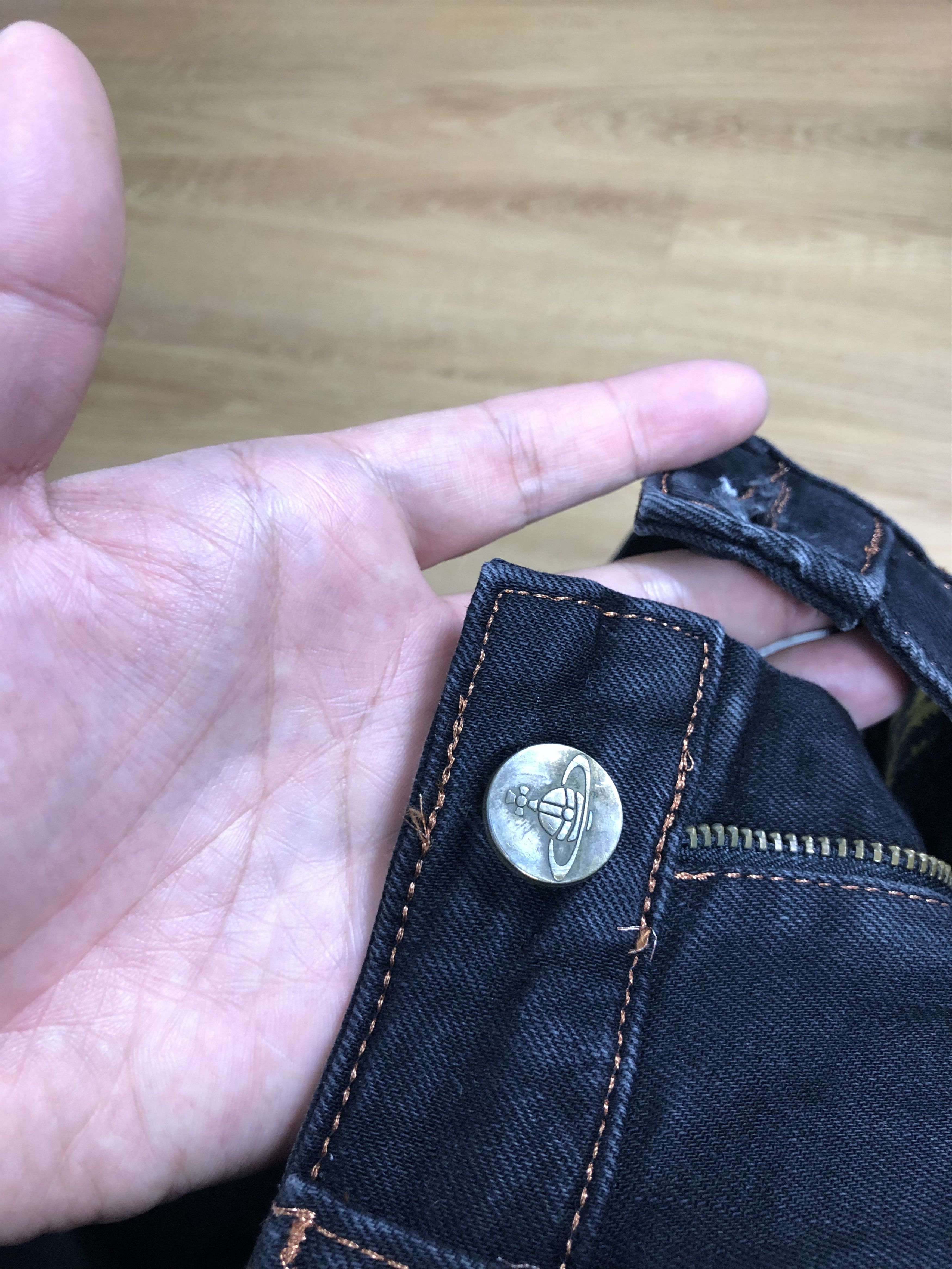 Lee × Vivienne Westwood VIVIENNE WESTWOOD X LEE BLACK SKINNY JEANS EMBROIDERY Size 24" / US 00 / IT 34 - 15 Thumbnail