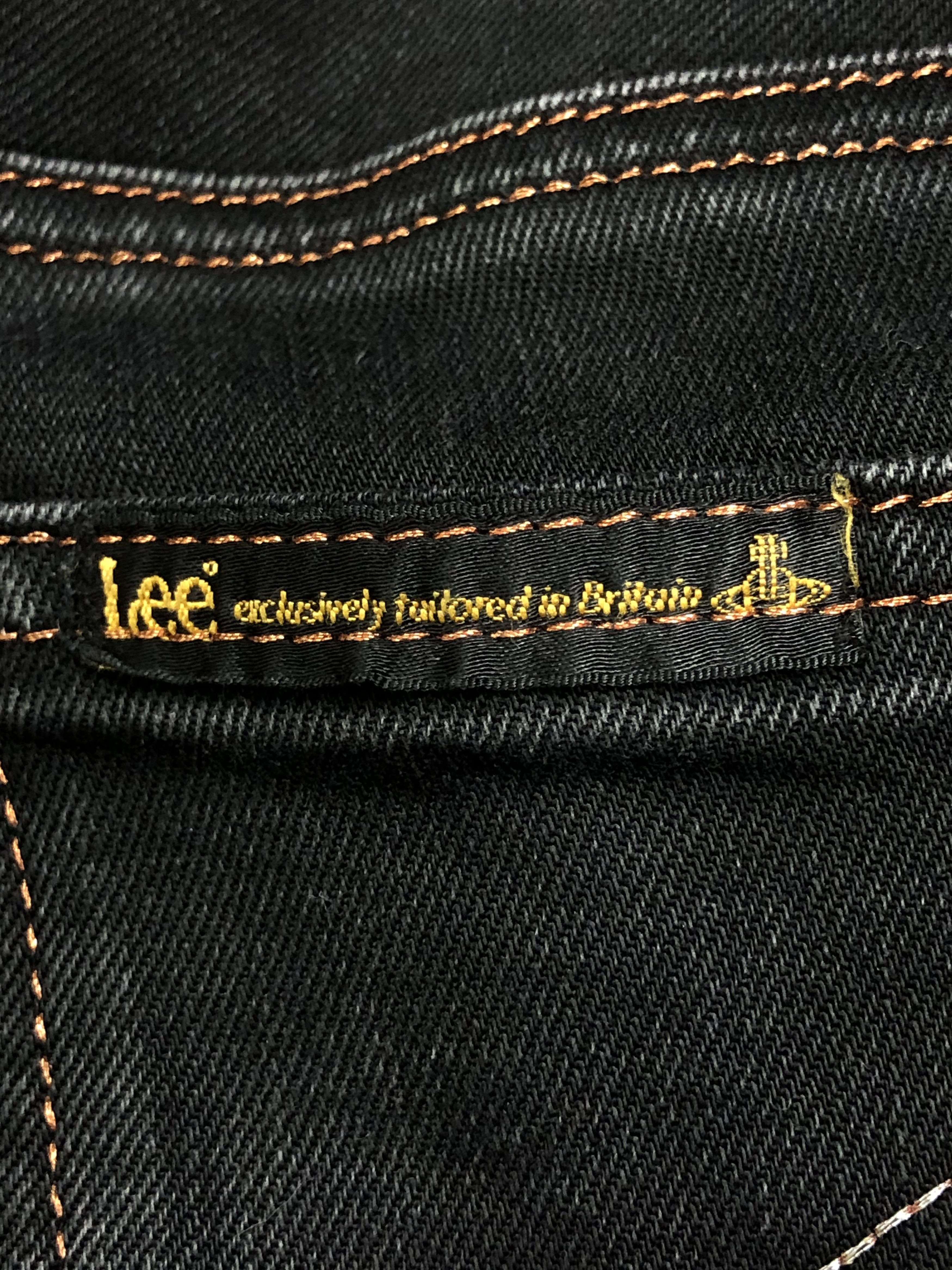 Lee × Vivienne Westwood VIVIENNE WESTWOOD X LEE BLACK SKINNY JEANS EMBROIDERY Size 24" / US 00 / IT 34 - 9 Thumbnail