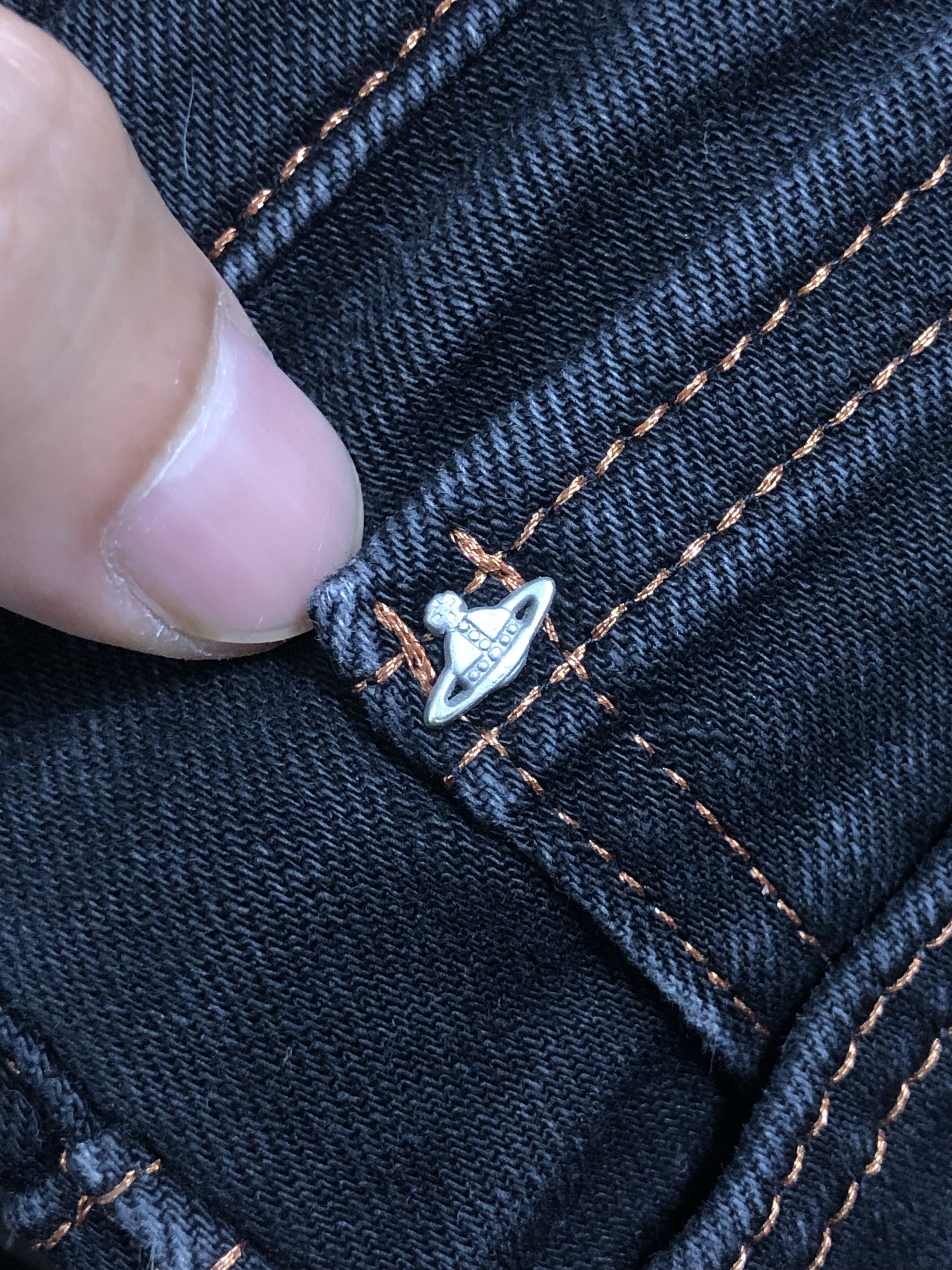 Lee × Vivienne Westwood VIVIENNE WESTWOOD X LEE BLACK SKINNY JEANS EMBROIDERY Size 24" / US 00 / IT 34 - 14 Thumbnail